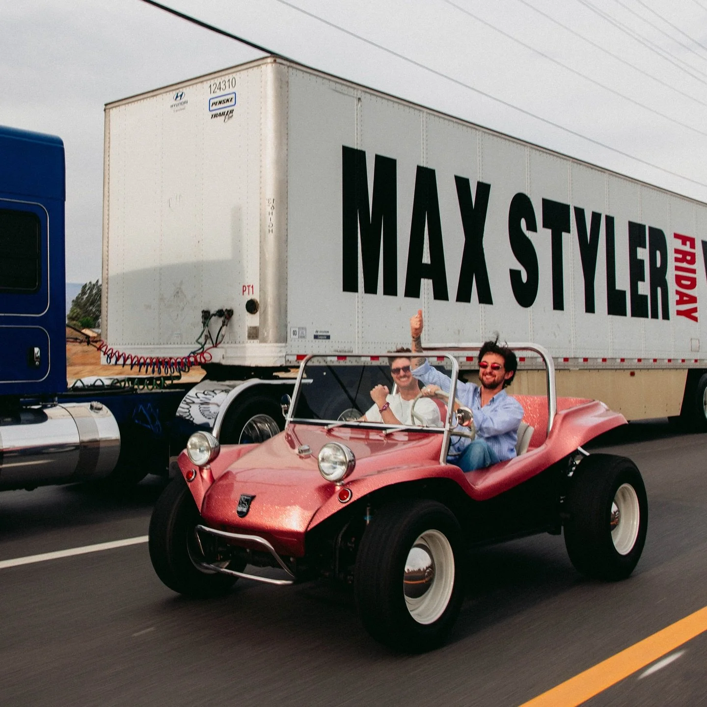 Wrapped the side of a 53ft semi for @maxstyler performance at Coachella. 

We handled the full logistics including truck driver and trailer rental then installed @adgraphics_na SW900 Satin Black for easy application and removal after the show.