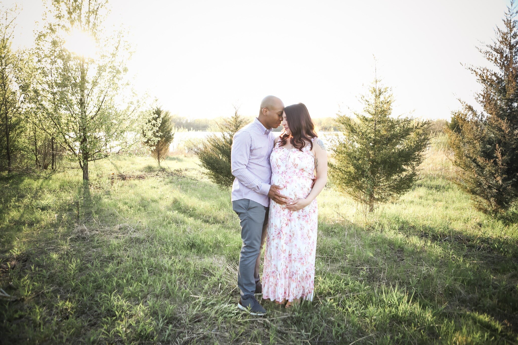 First outdoor shoot of the season!  We are now scheduling Maternity, Families, and Milestone outdoors - the leaves are here, the temps are up, and summer beauty has come to Illinois at last!! Would love to get you on the calendar and capture your mem
