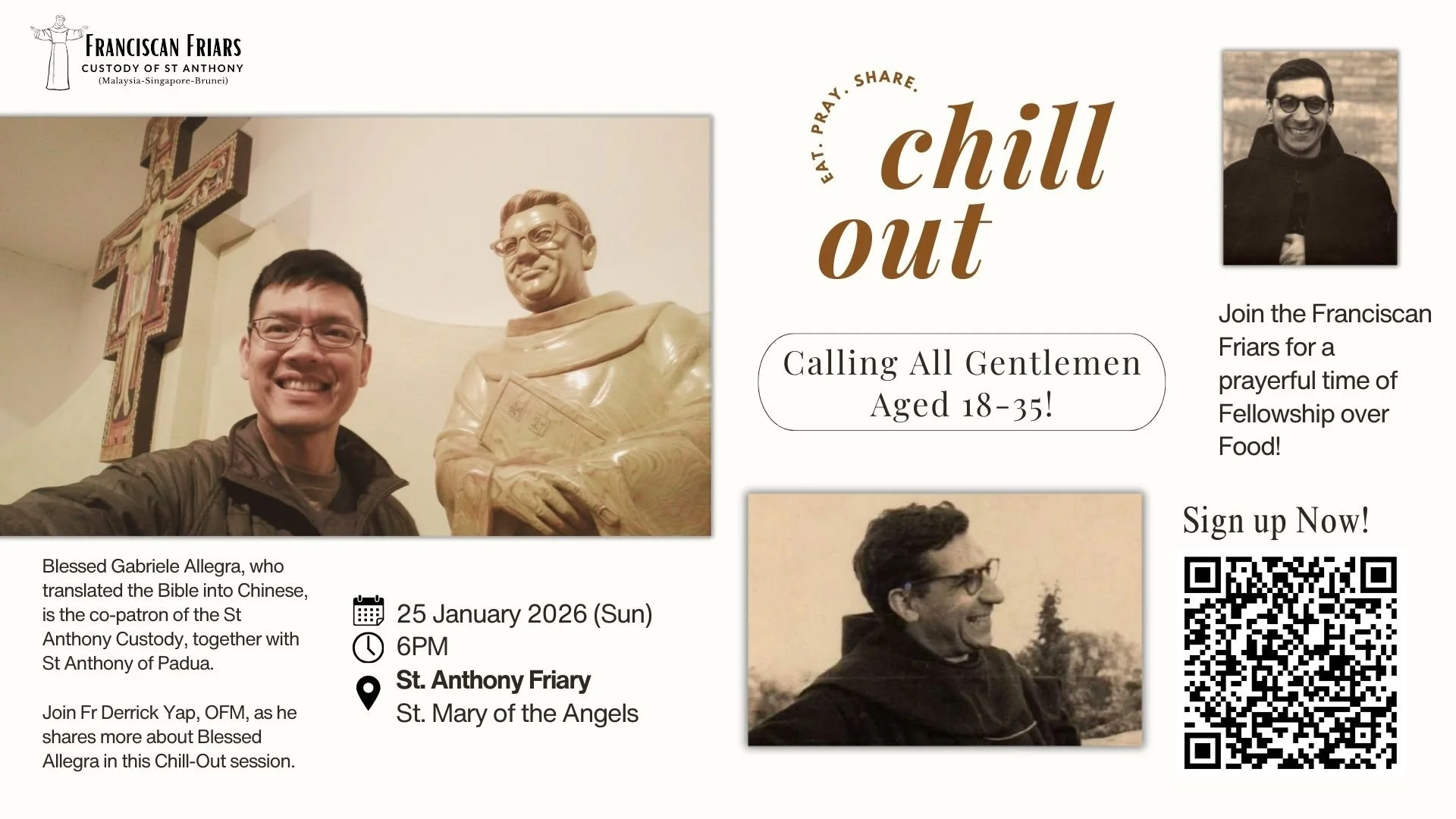 Chill out with the Friars (January)