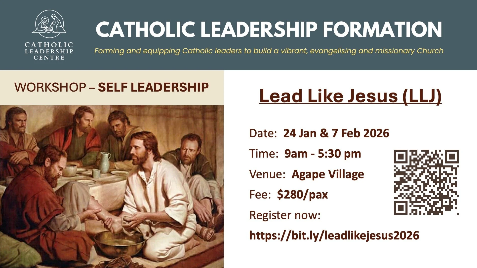 Catholic Leadership Centre: Upcoming Programmes