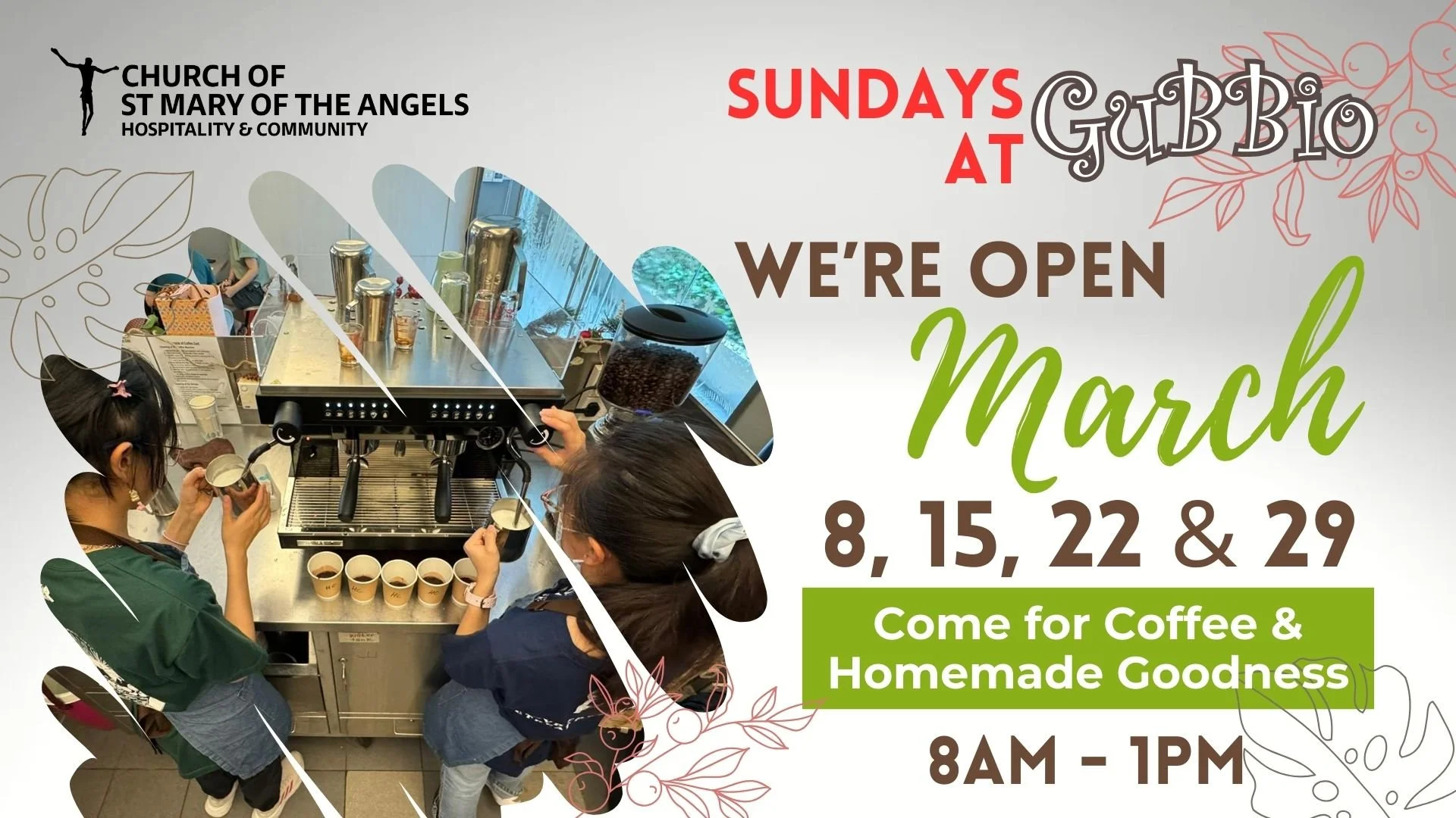 Sundays @ Gubbio in MARCH