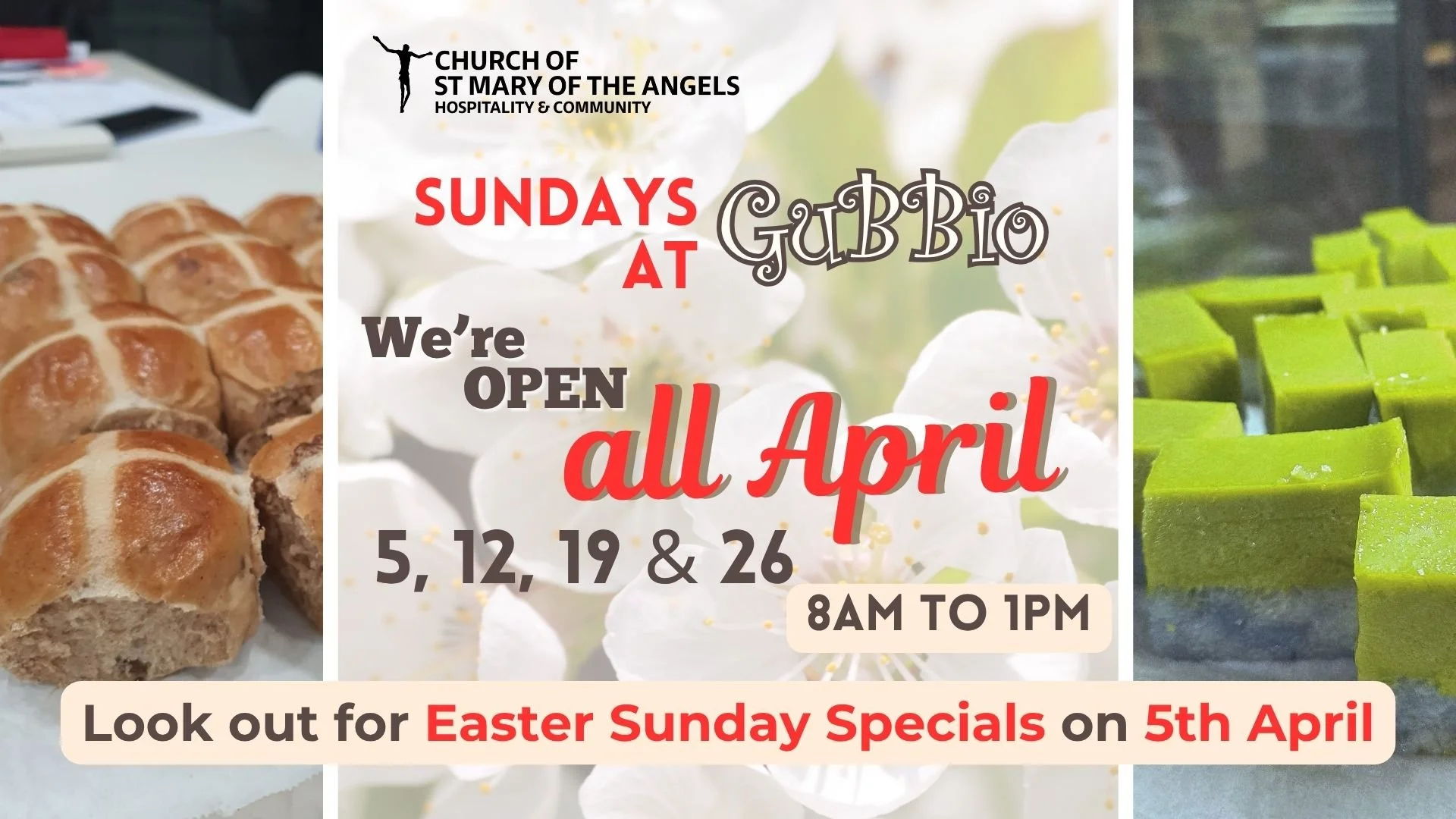 Sundays @ Gubbio in APRIL