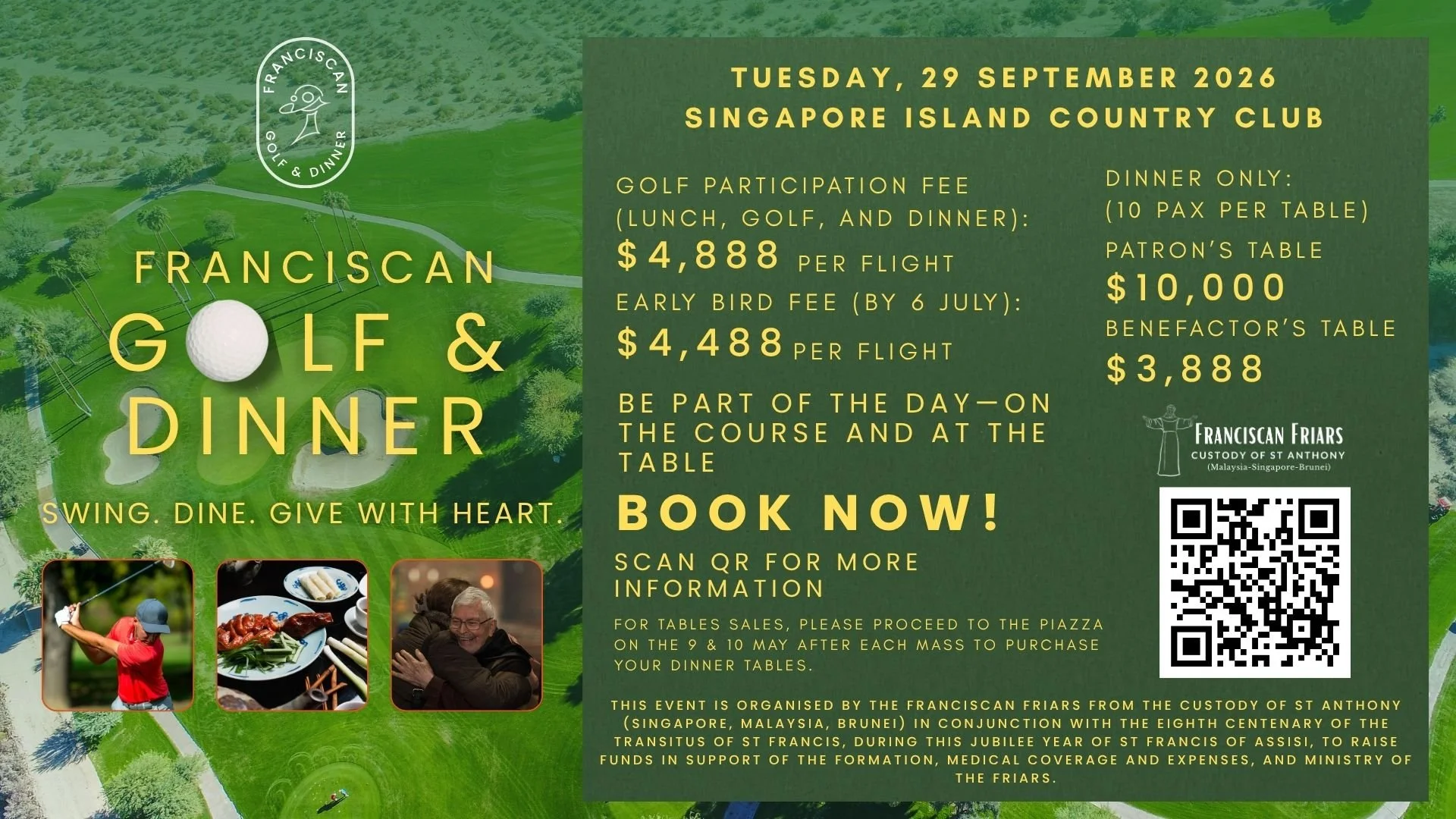 Franciscan Golf &amp; Dinner