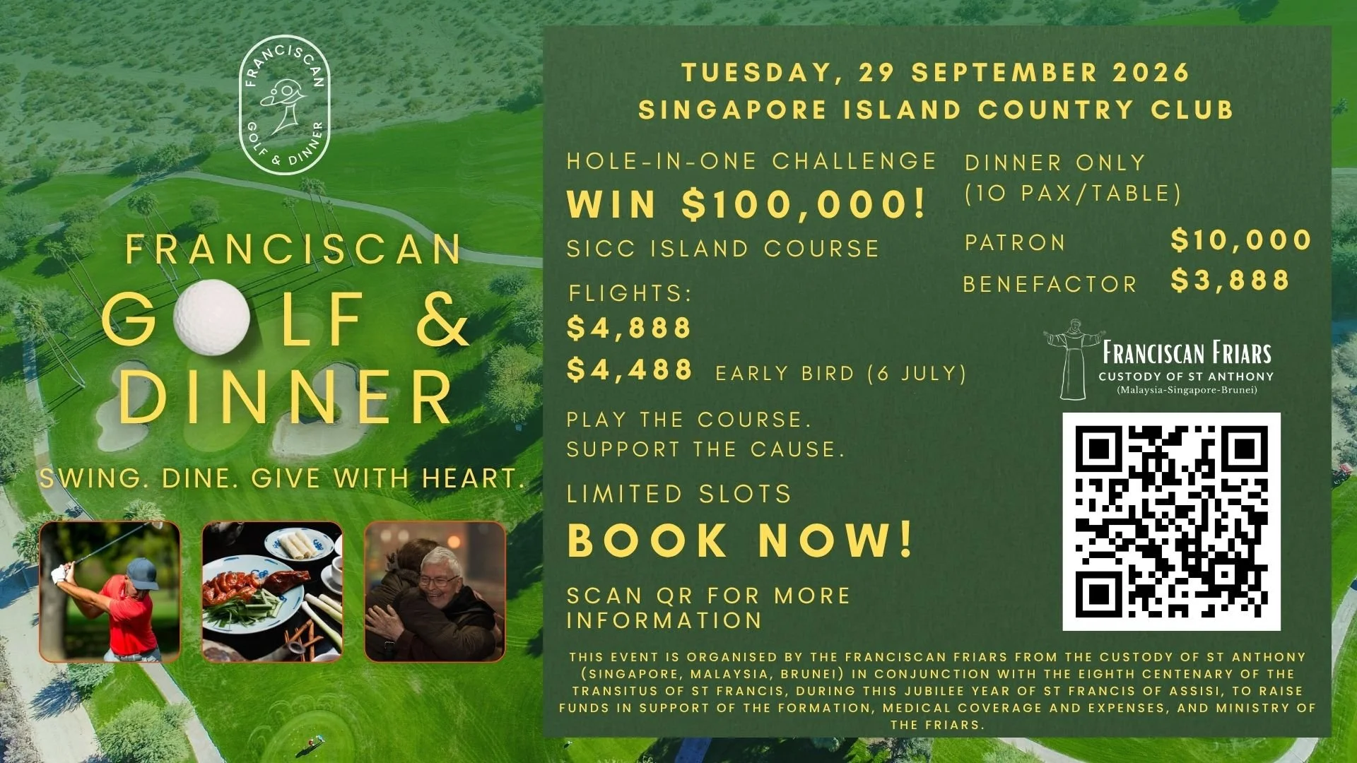 Franciscan Golf &amp; Dinner