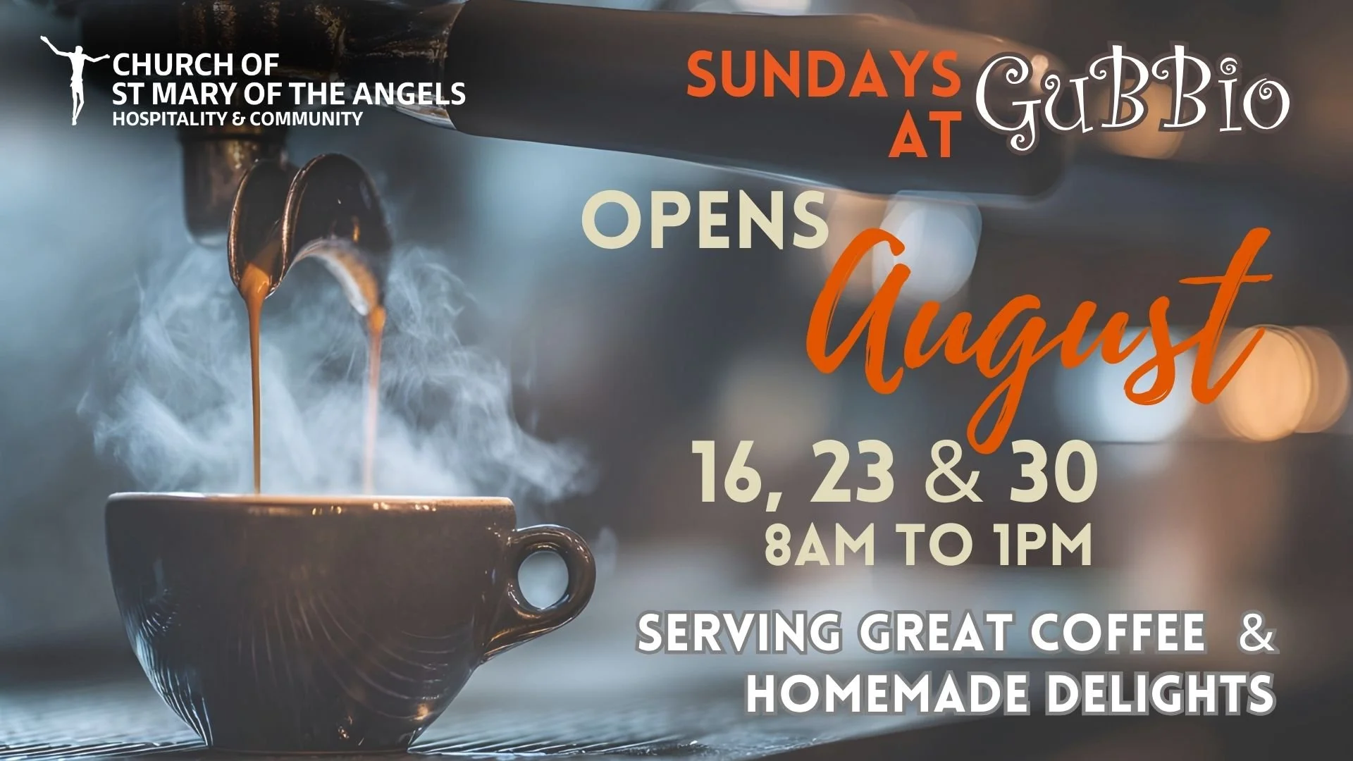 Sundays @ Gubbio in AUGUST