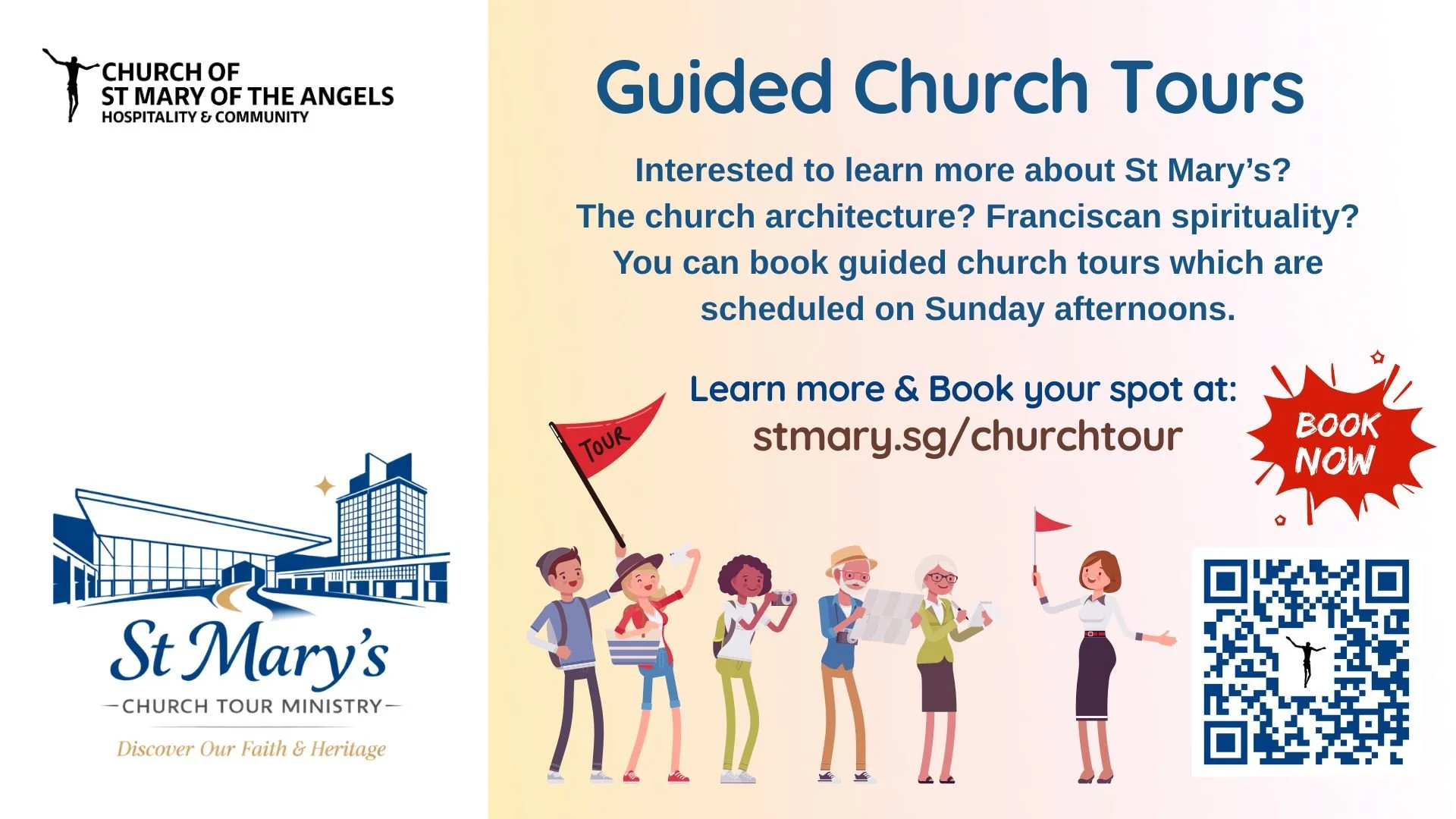 ⛪ Parish Church Tours (Aug &amp; Sep) Open for Booking!
