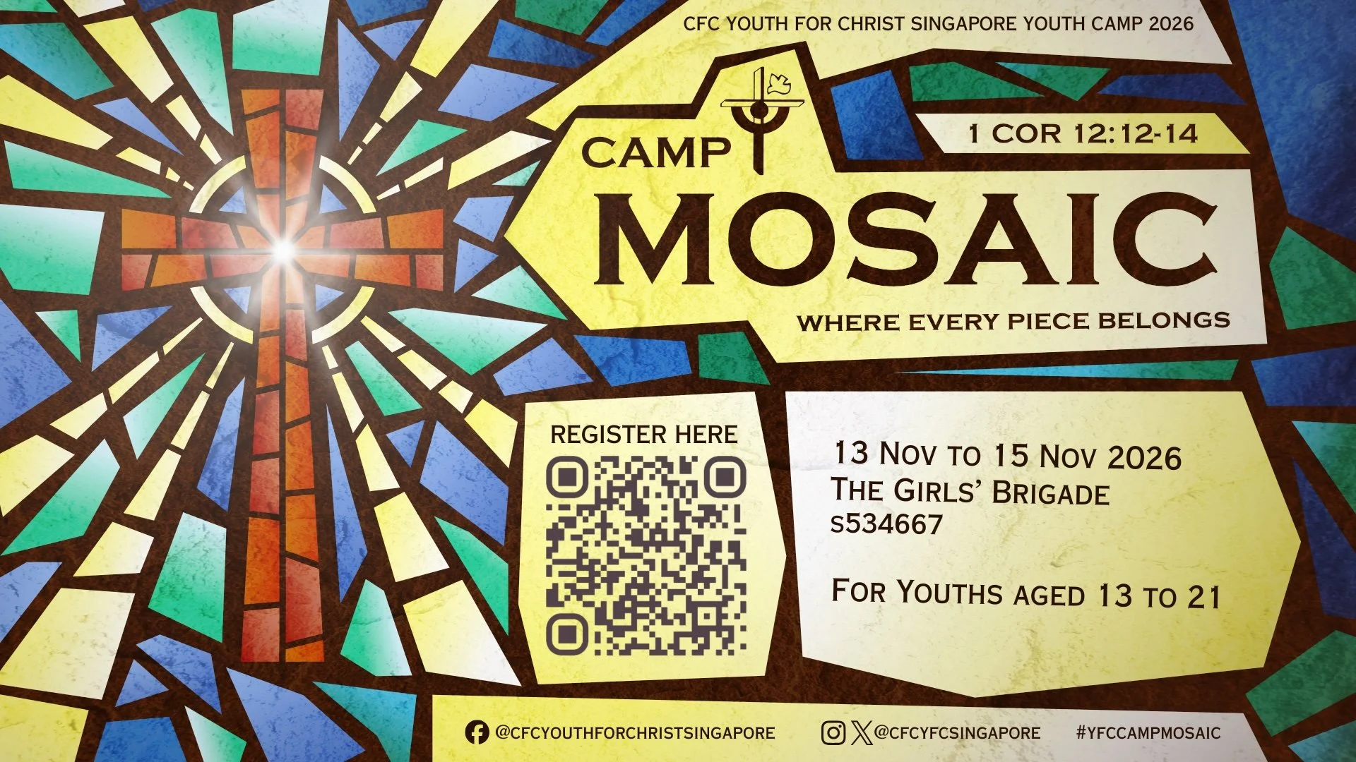 CFC Youth For Christ - Camp Mosaic 2026