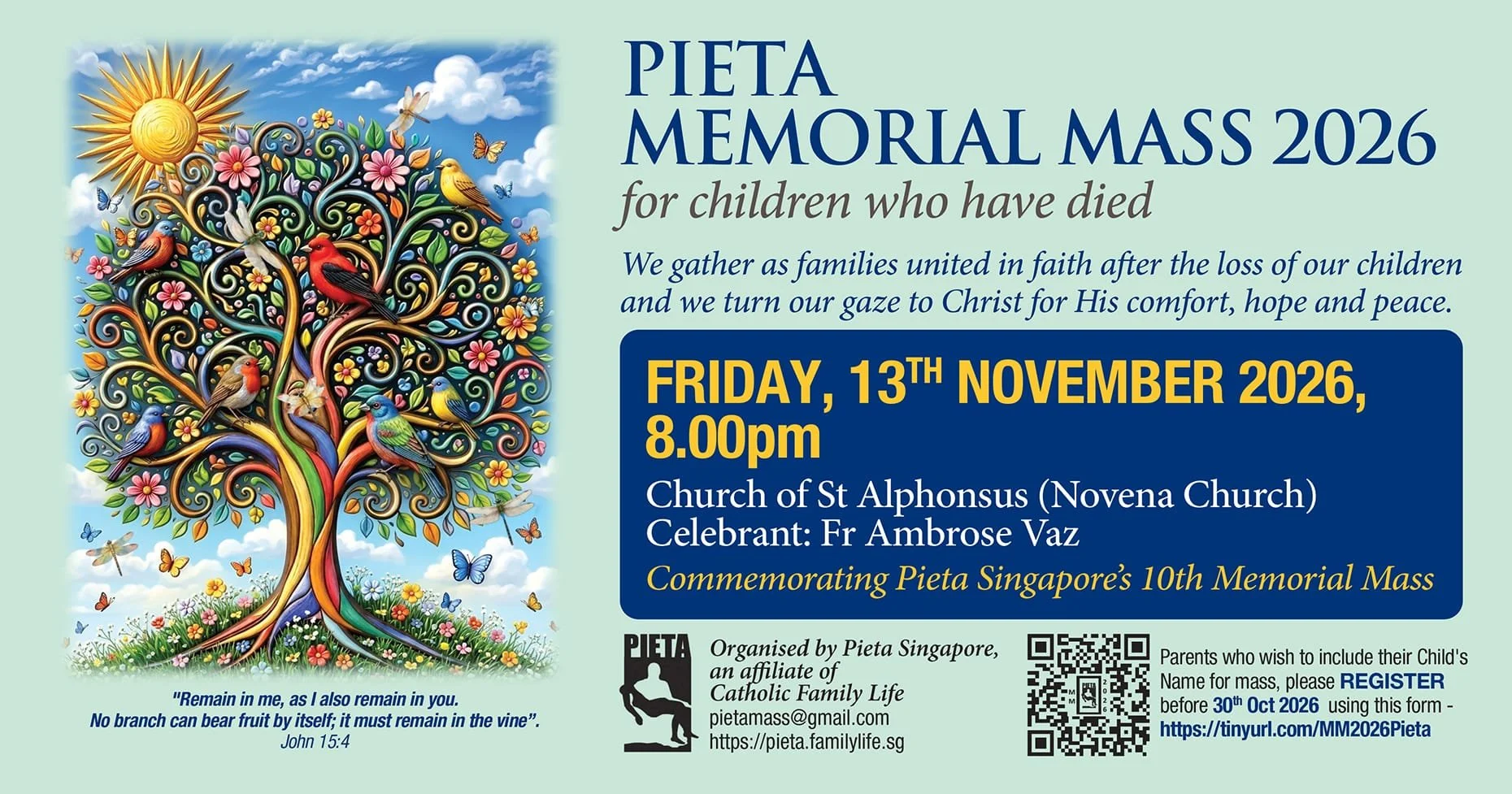 Annual PIETA Memorial Mass 2026