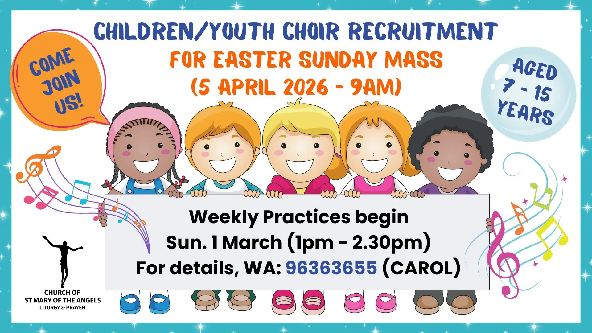 🎶 Calling Young Voices for Easter 🎶&nbsp;