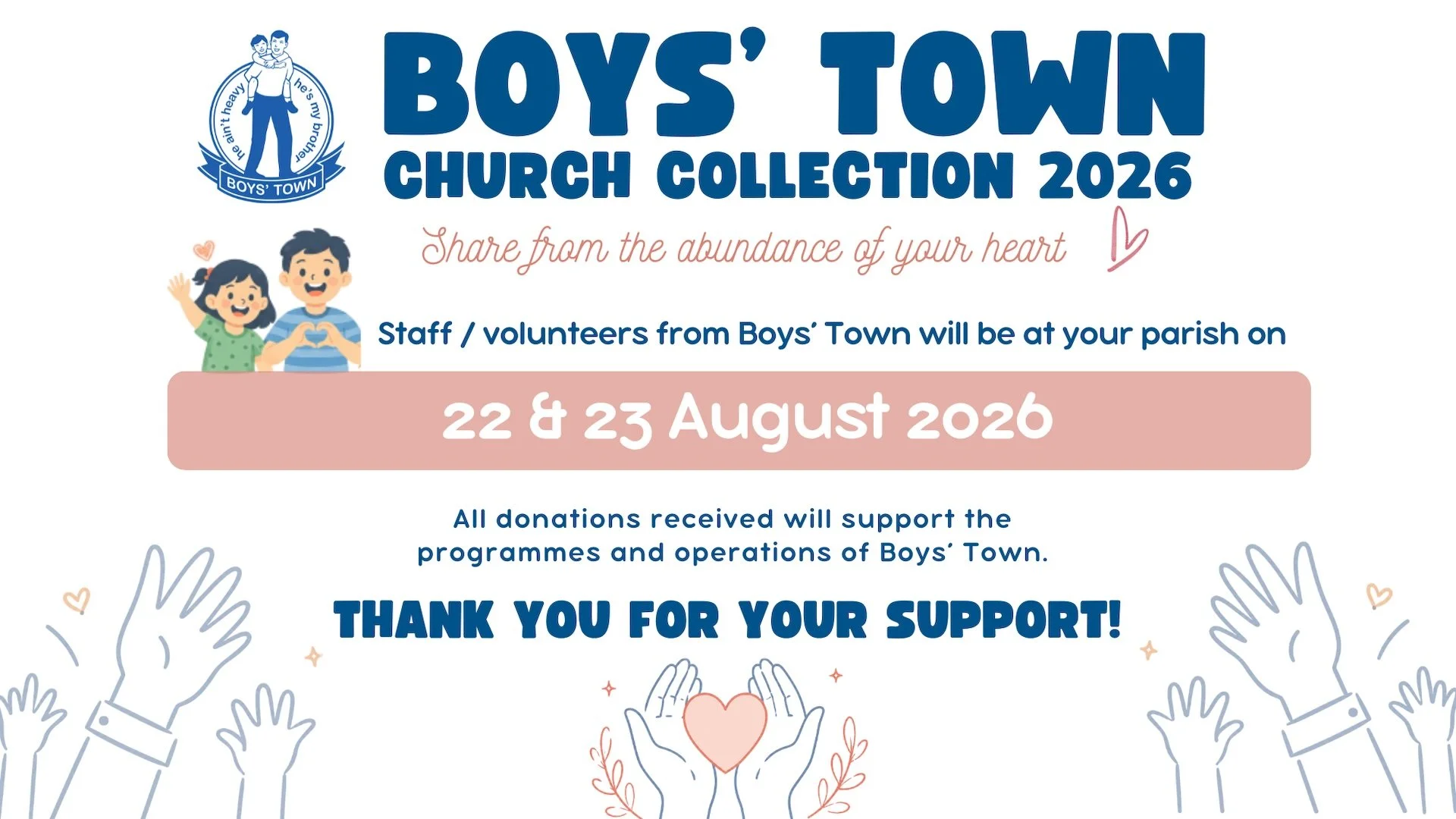 Boys' Town Church Collection 2026
