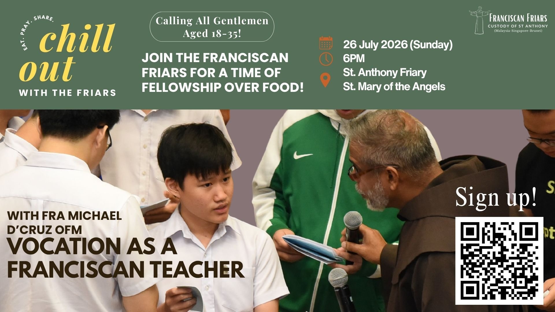 Chill out with the Friars (July)