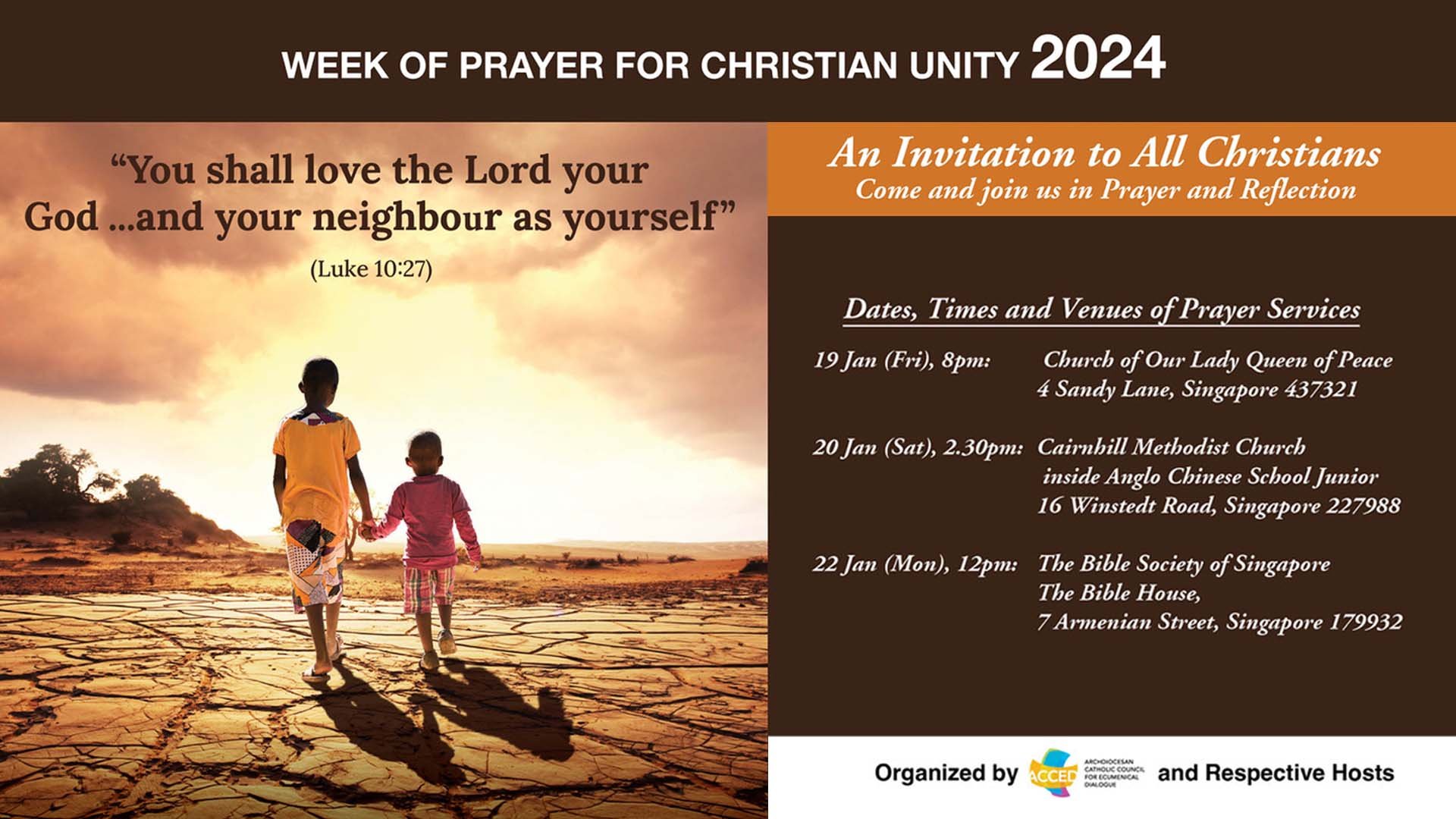 Week of Prayer for Christian Unity (WPCU) 2024 — Church of St Mary of