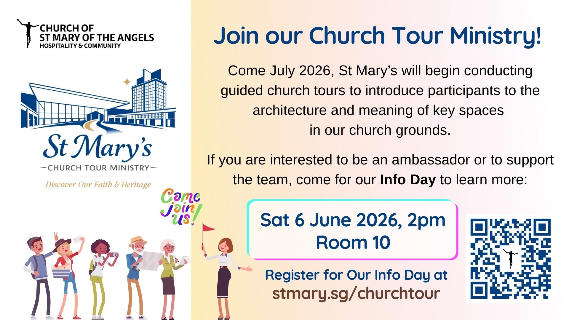 Be a Church Tour Ambassador!
