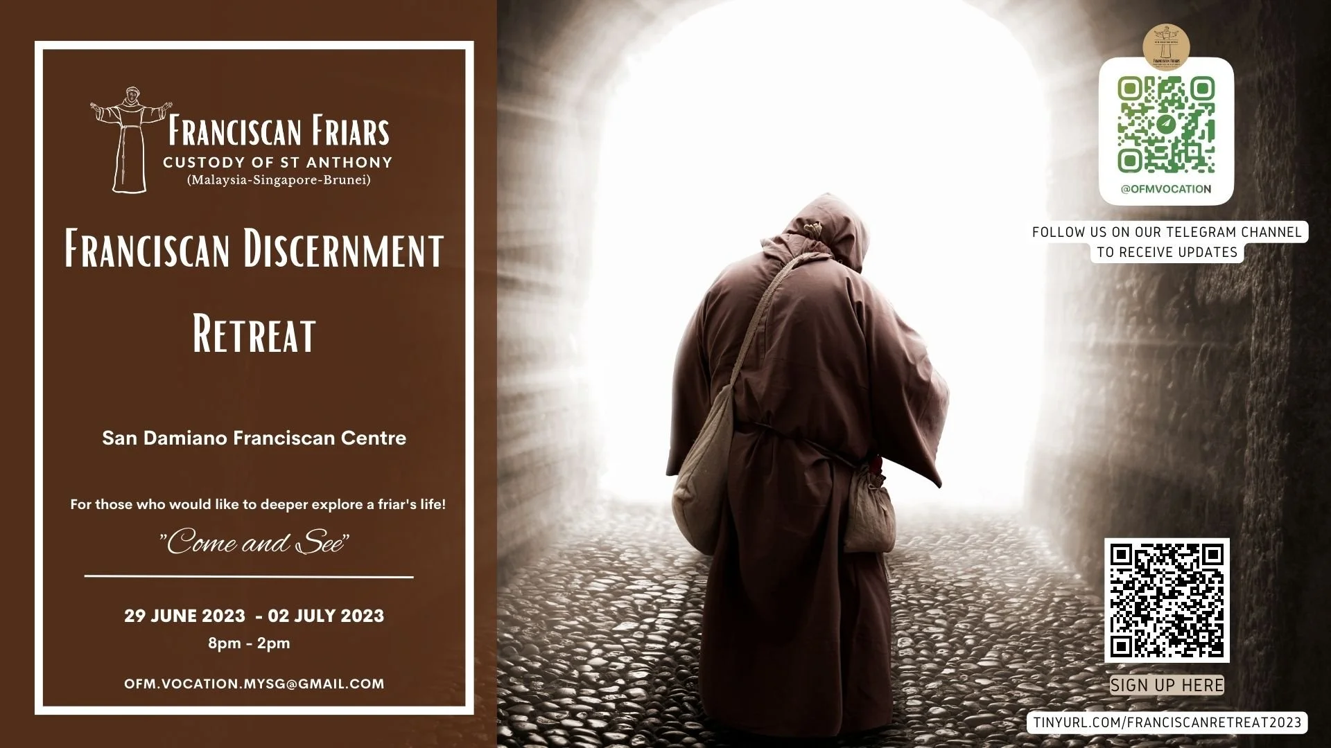 Franciscan Vocation Discernment Retreat (Jun/Jul 2023) — Church of St ...