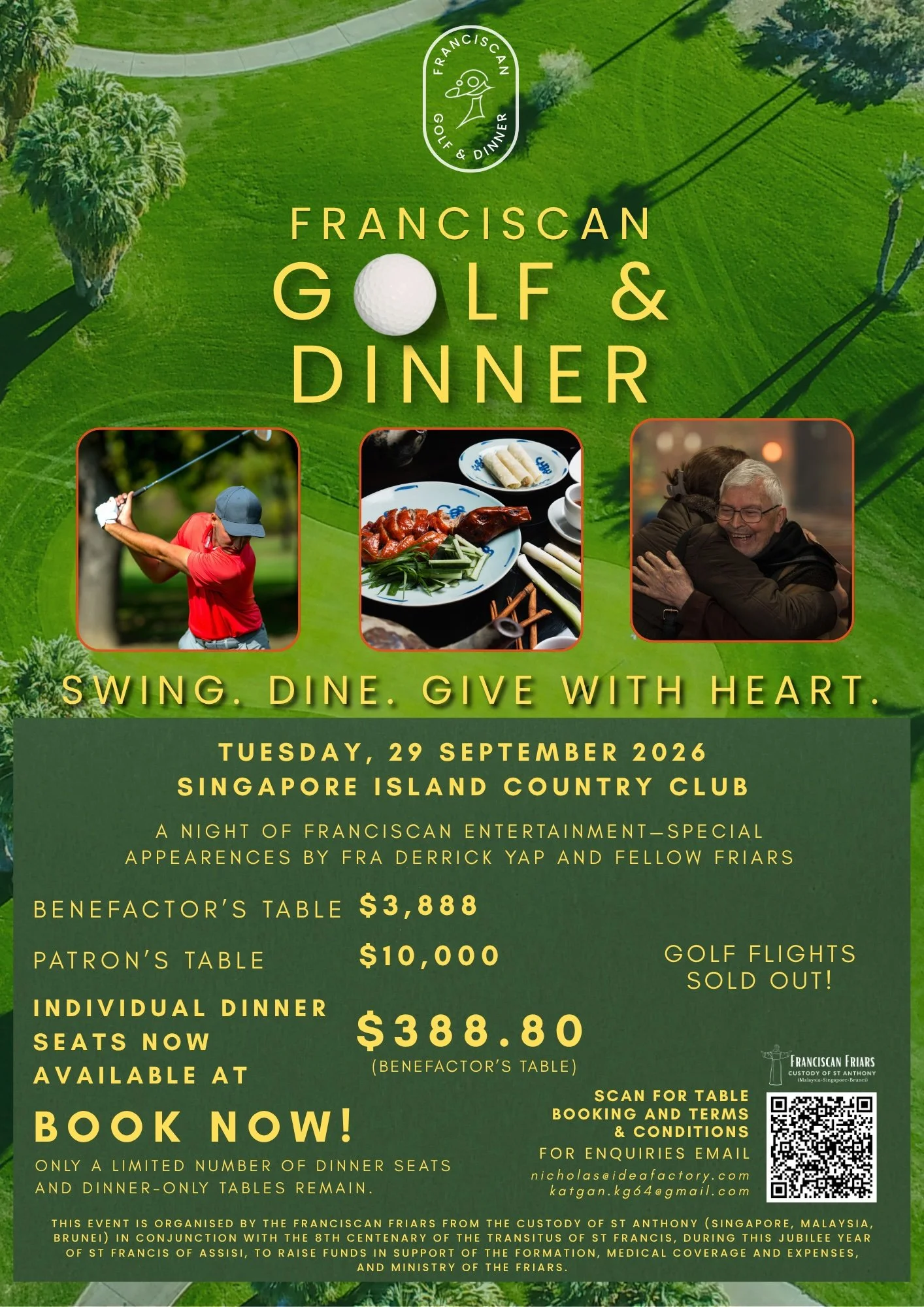 Franciscan Golf &amp; Dinner
