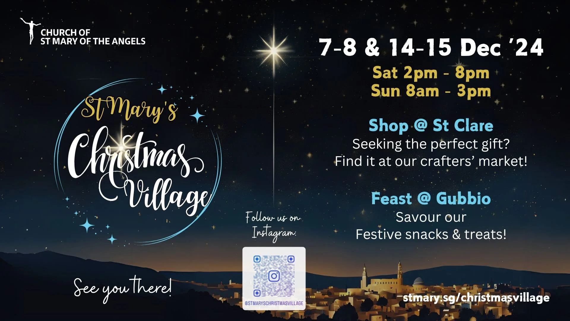 St Mary’s Christmas Village — Church of St Mary of the Angels, Singapore