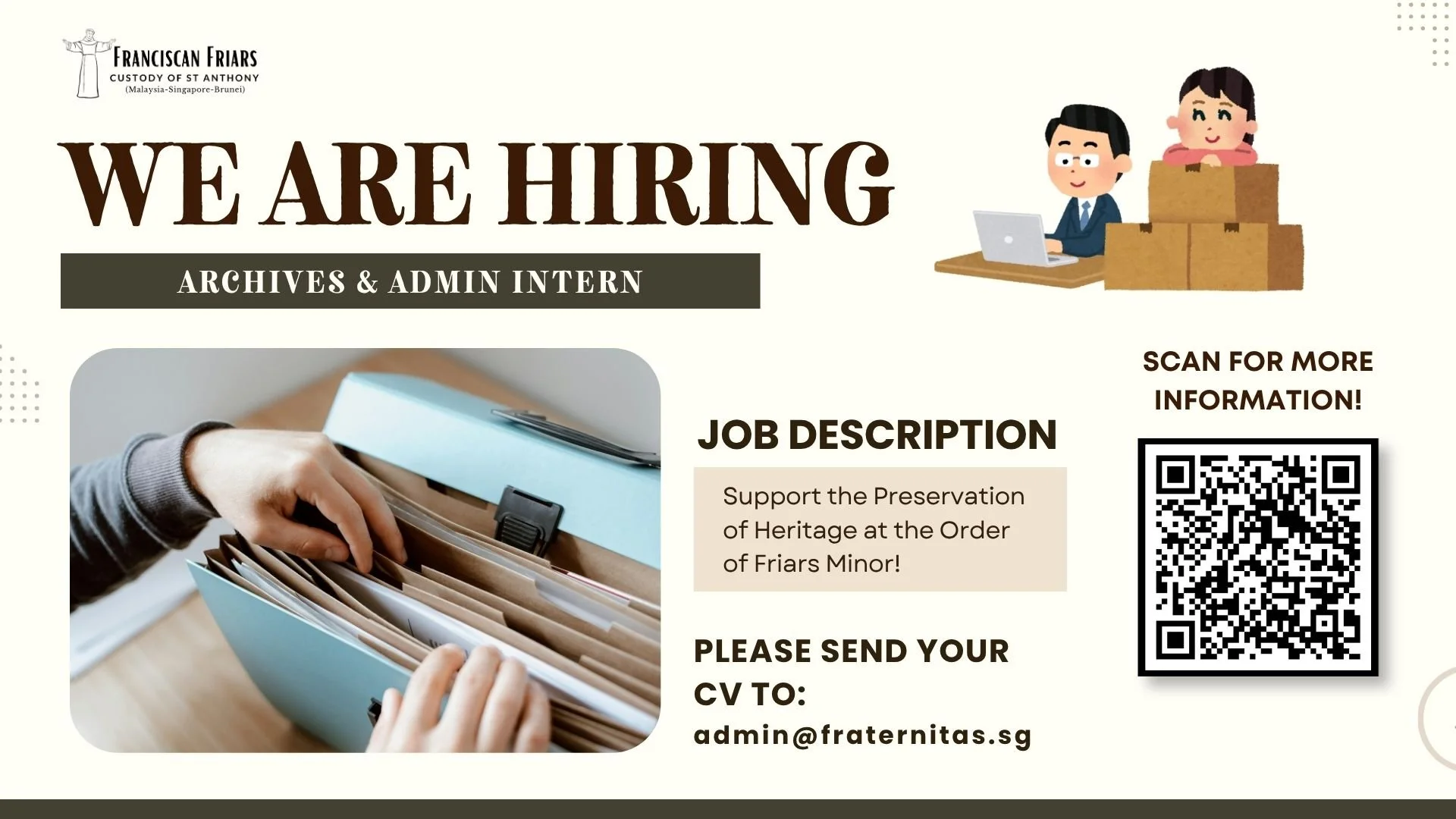 OFM is Hiring: Archival &amp; Administrative Intern! 