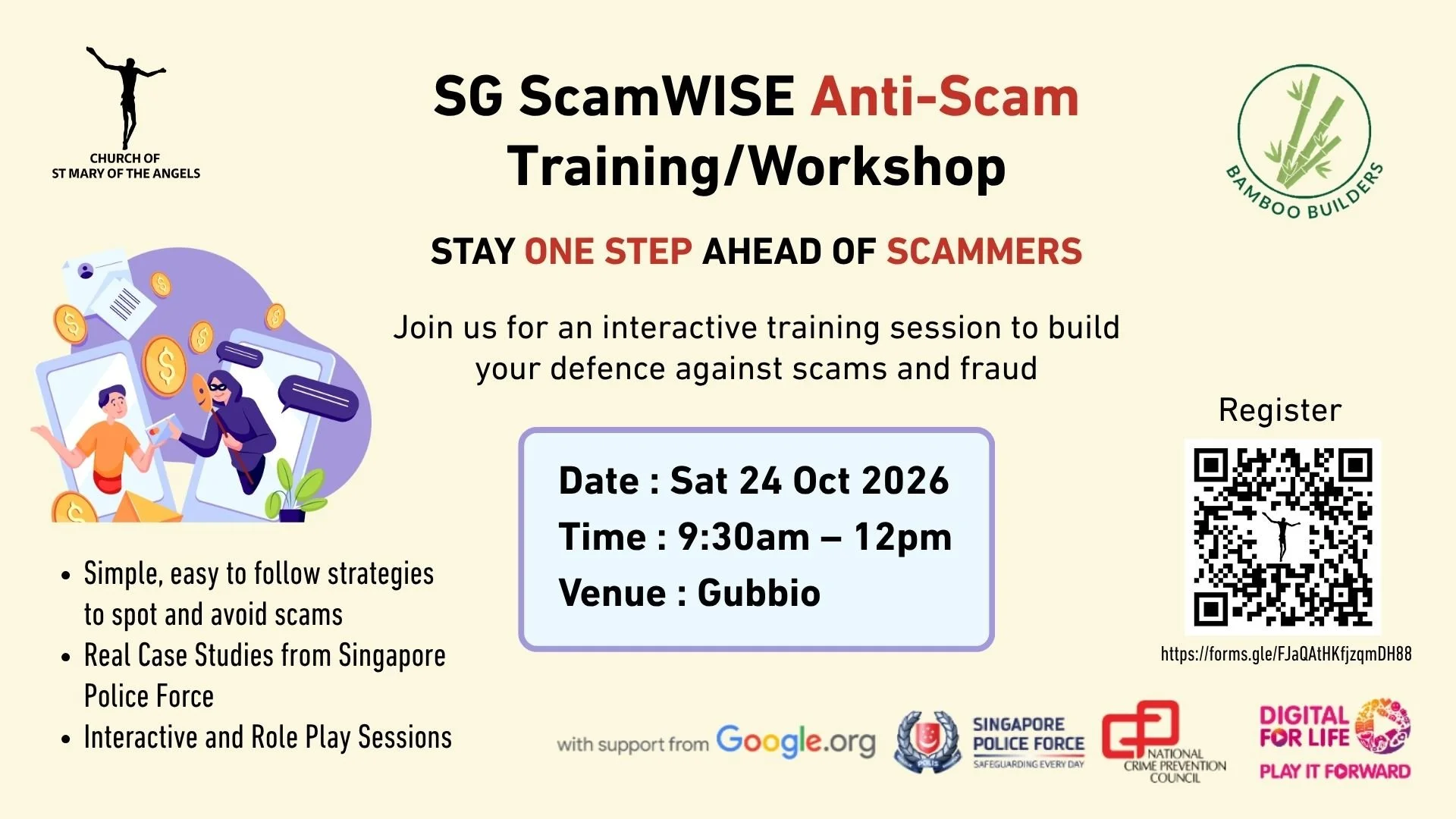 SG ScamWise Anti Scam Training/Workshop