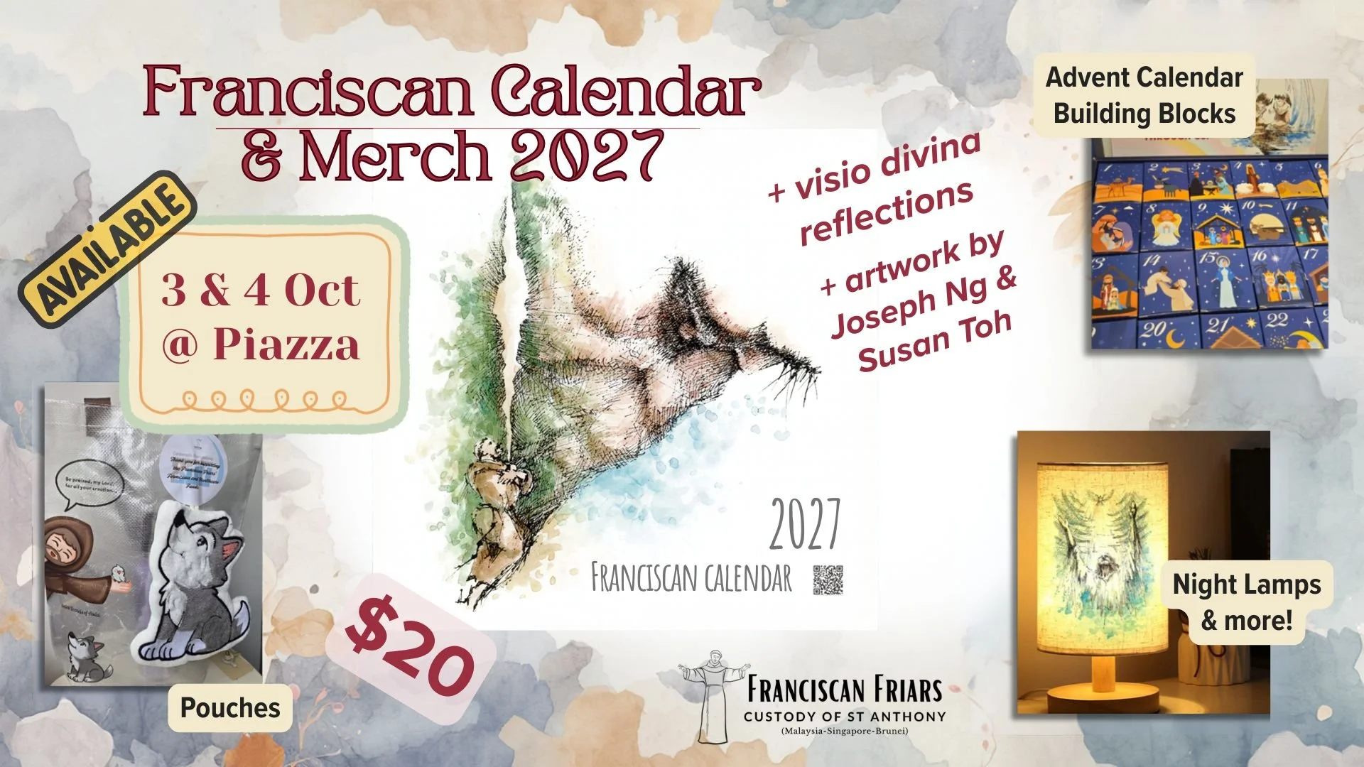 On Sale: Franciscan Calendar 2027 &amp; Merchandise&nbsp;
