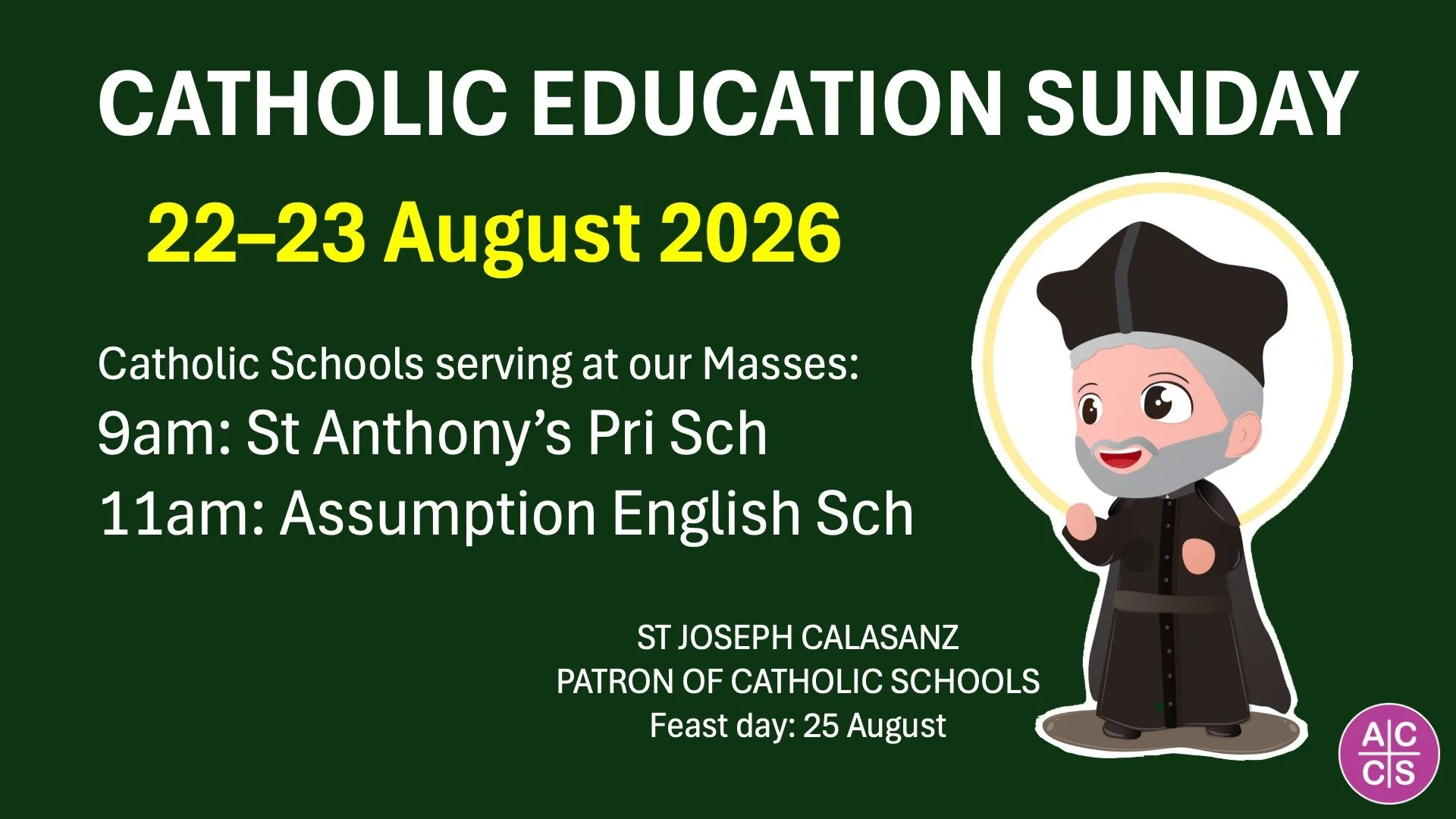 Catholic Education Sunday 2026