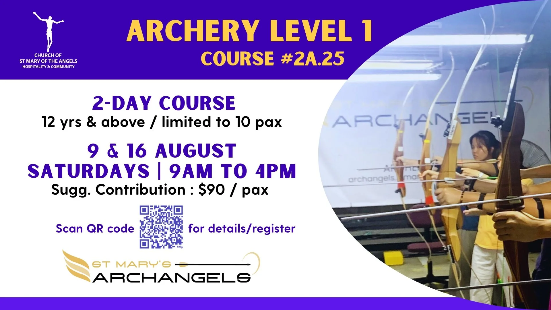 Join the Archangels Archery Club @ St Mary's