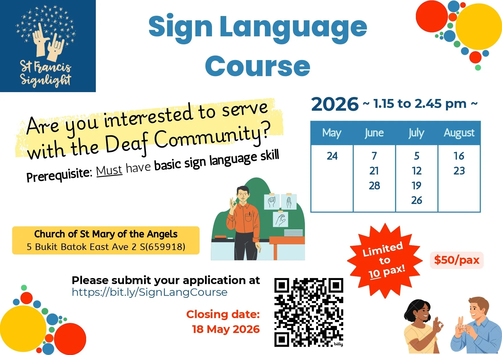 Intermediate Sign Language Course