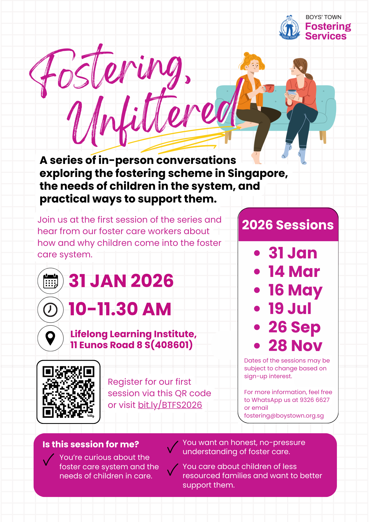 Boys’ Town Fostering Services - Info-Sharing Sessions