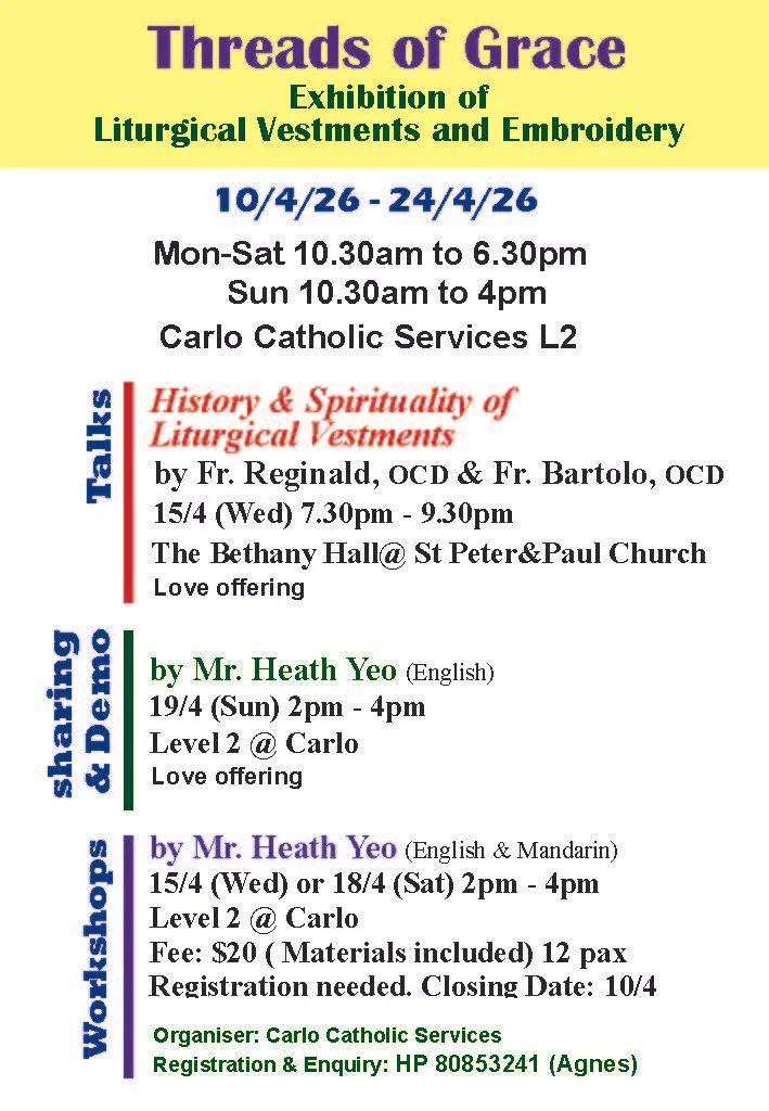 Liturgical Vestments and Embroidery&nbsp;Exhibition