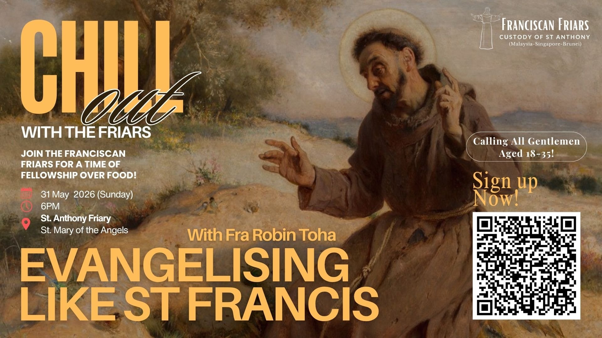 Chill out with the Friars (May)