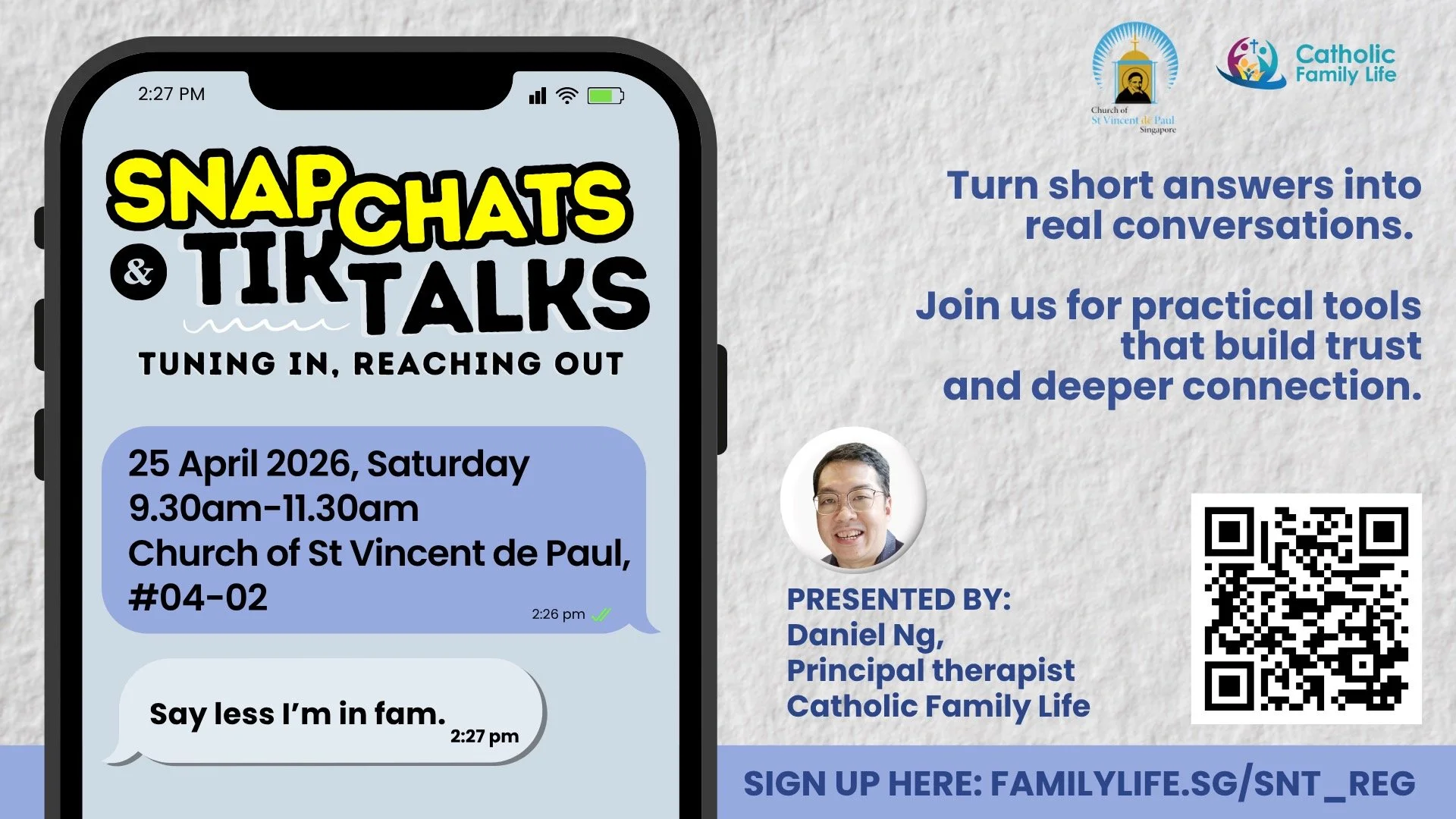 Snapchats &amp;Tiktalks: Tuning in, Reaching out