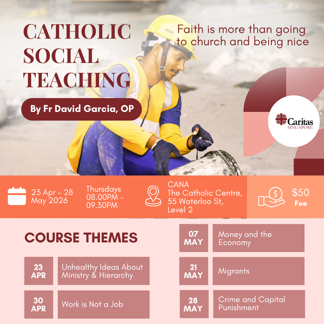 Catholic Social Teaching by Fr David Garcia, OP — Church of St Mary of ...