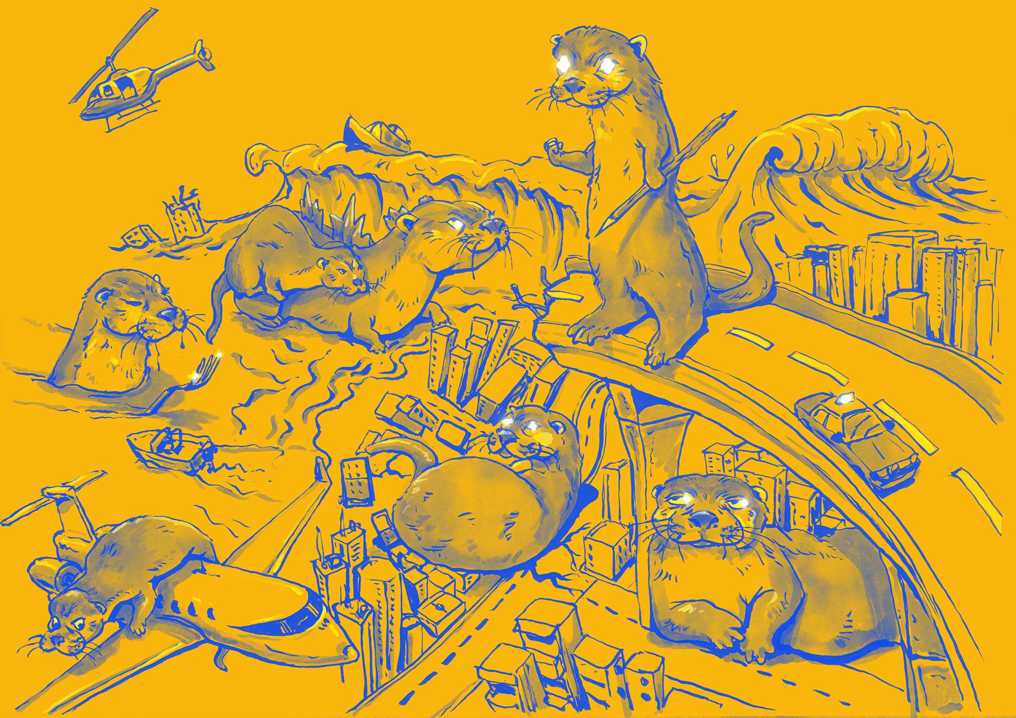 Endangered
4961 x 3508 px, Ink and Digital
