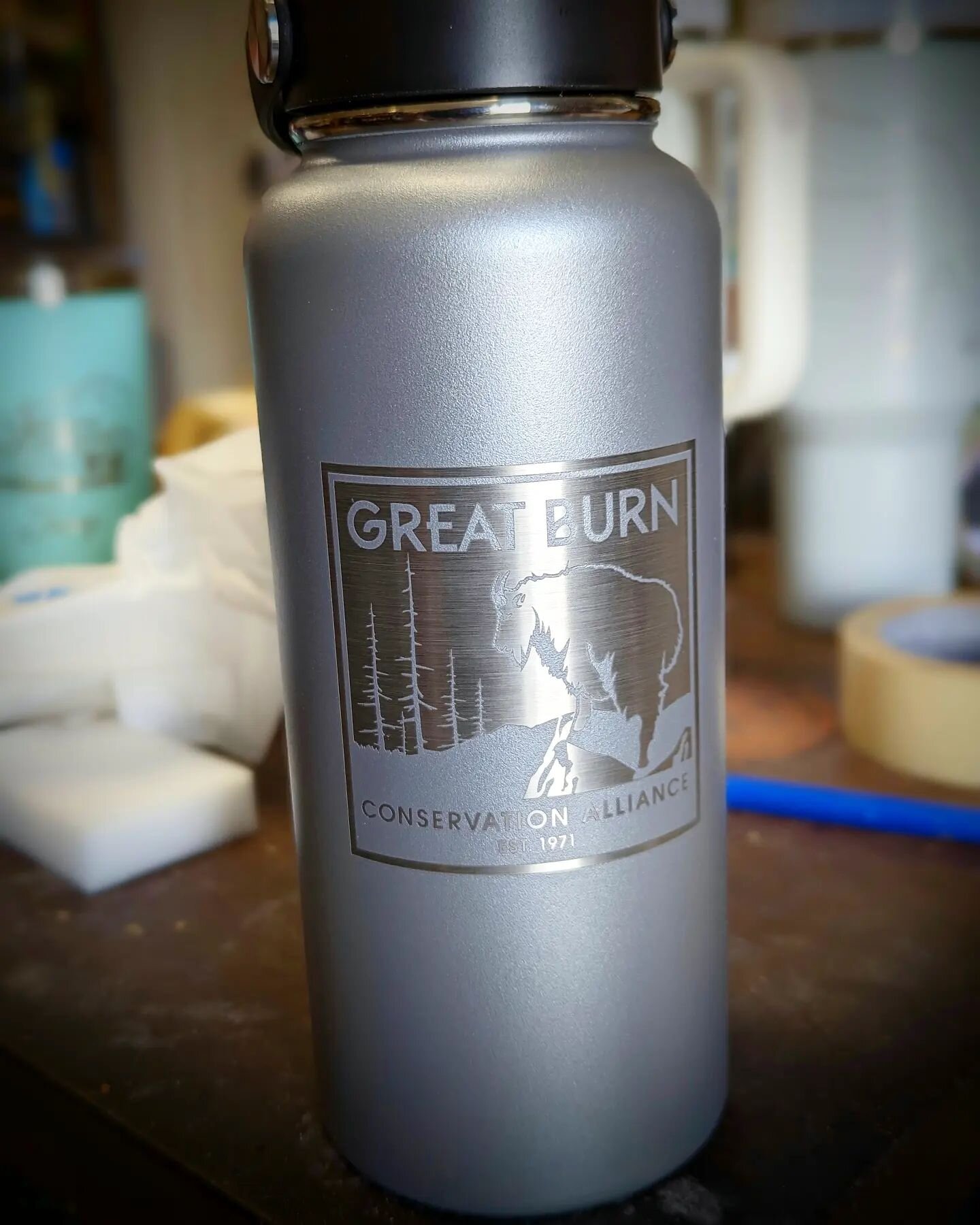 Today we're working on a bunch of Hydroflask bottles for this year's batch of volunteers at the Great Burn Conservation Alliance, word on the street is the only way to get your hands on one is to volunteer! 
&middot;
The proposed Great Burn Wildernes