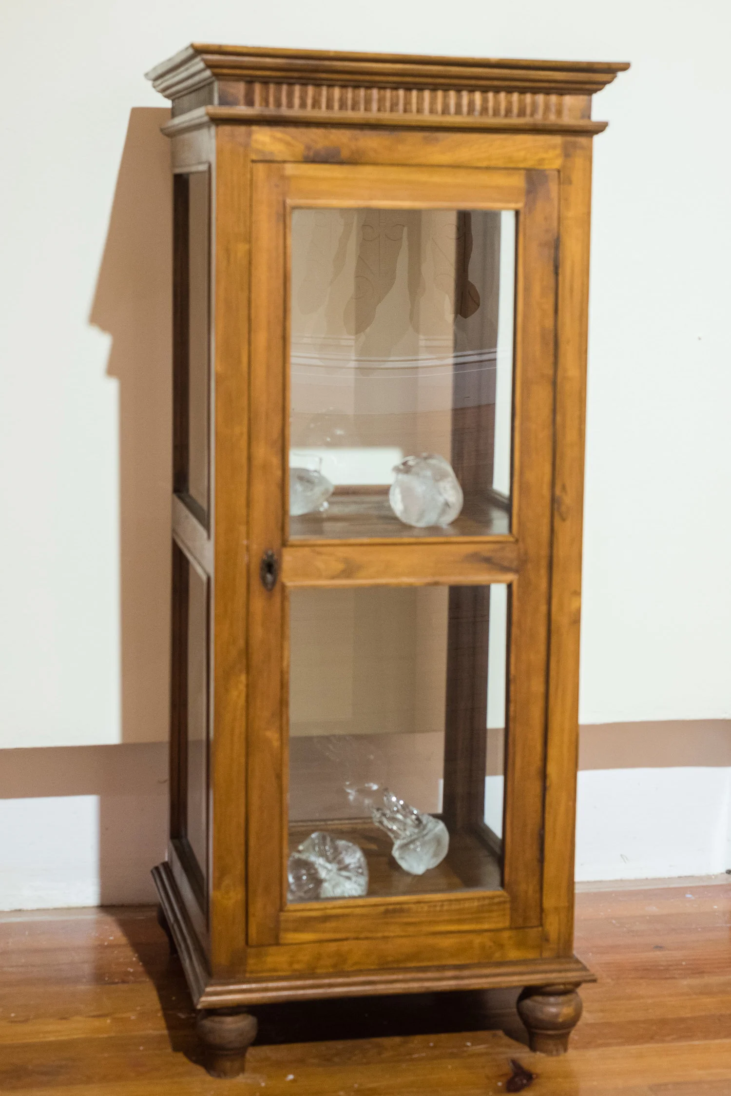 Installation view of “Wisdom Teeth” (2017) as seen in “We Suffer To Remain”, a collaborative exhibition with the British Council.&nbsp; Image by Dante Carrer.