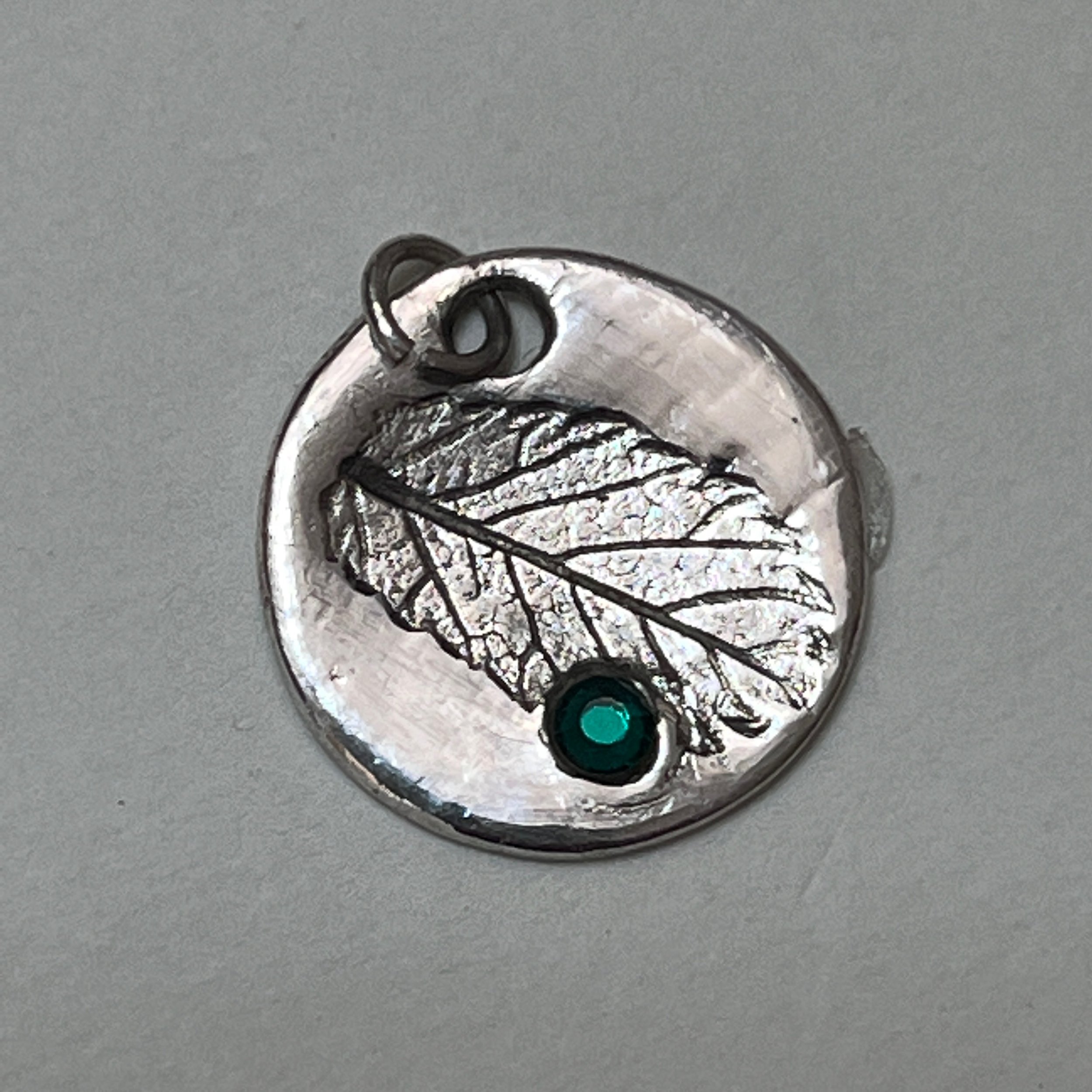 How To Make A Silver Clay Leaf Pendant 