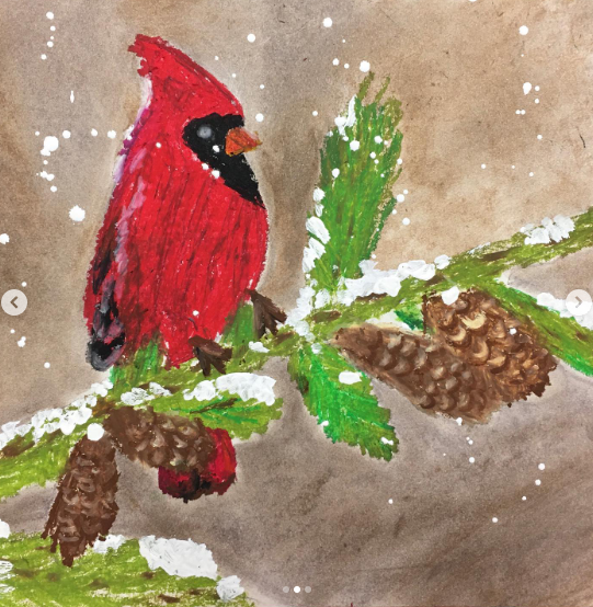 Acrylic pour Christmas tree and ornaments. Beginner level Tickets, Mon, Dec  4, 2023 at 7:00 PM