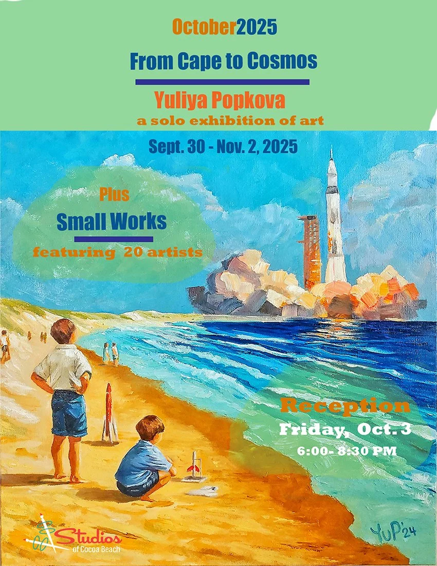 From Cape to Cosmos Solo Exhibition-Yulia Popkova & Small Works by 20 Artists