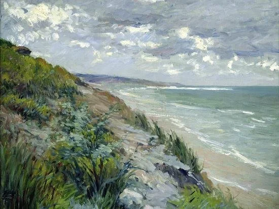 FEB 12 l MASTER SERIES: Your Rendition of "Cliffs at Sea", in Acrylic, 1885, Caillebotte