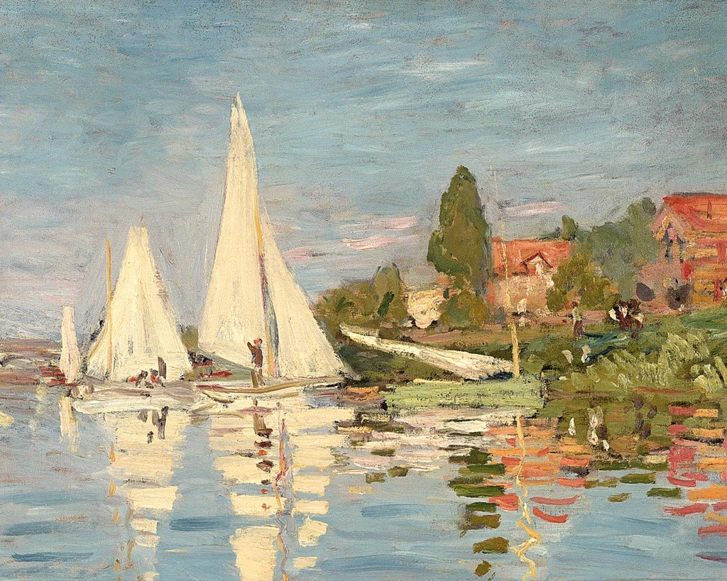 FEB 19 l MASTER SERIES: Your Rendition of "Regatta at Argentevill", in Acrylic or Watercolor, 1867, Monet