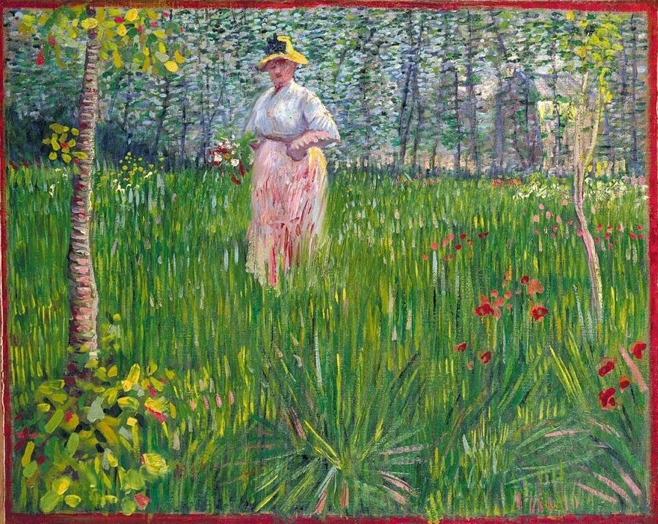 van gogh woman walking in garden - Jan Bryant.jpg