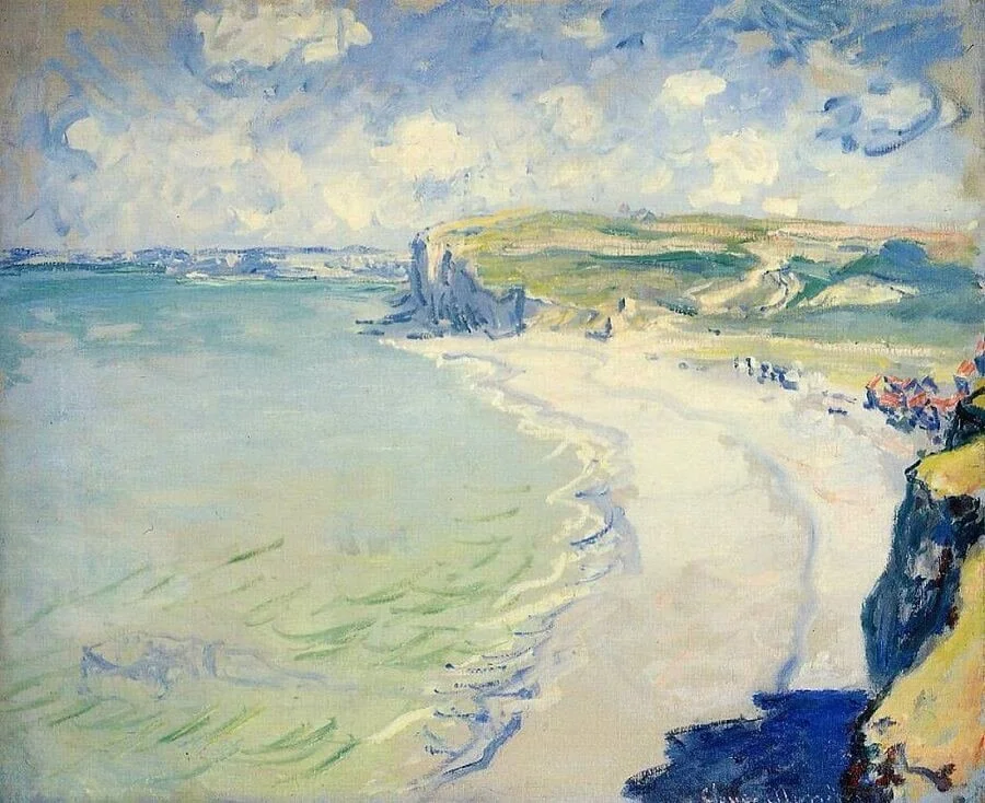 monet beach at pourville - Jan Bryant.jpg