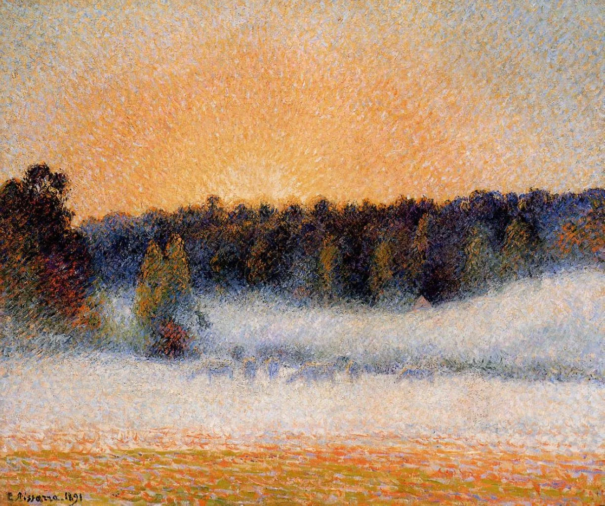 JAN 22 | MASTER SERIES: Your Rendition of "Setting Sun and Fog", in Acrylic, 1891, Camille Pissaro