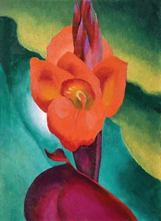 okeefe red canna - Jan Bryant.webp