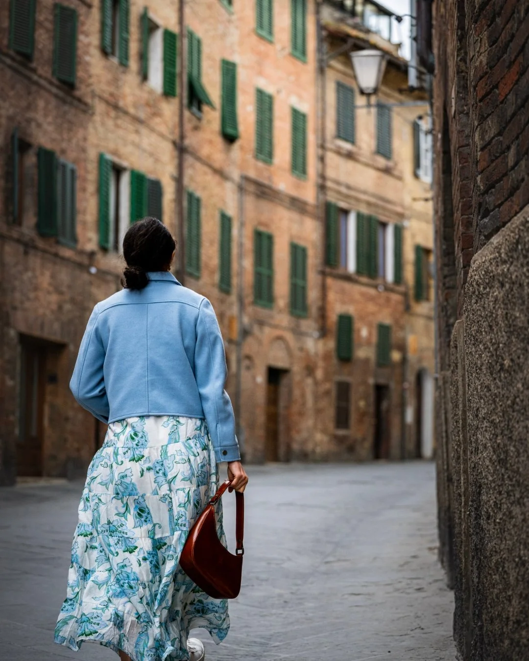 Siena, Italy. The Piazza del Campo is shaped like a clamshell, instead of a traditional square, and is renowned as one of the great medieval piazzas in Italy. Siena is known for a twice annual horse race that runs through the piazza. We missed it, bu