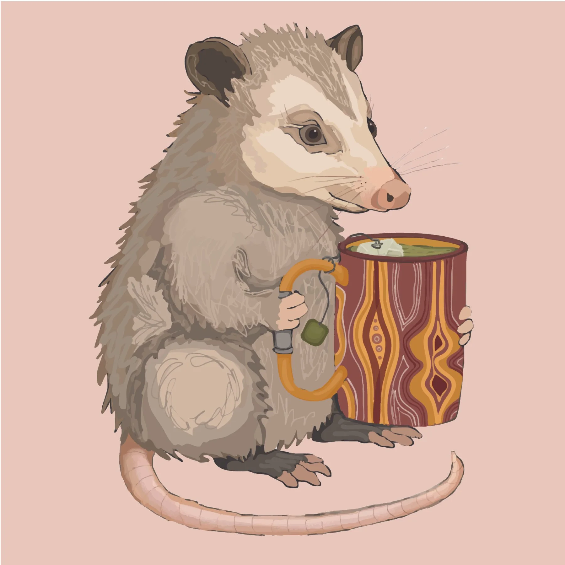 Ollie Mossroot the Opossum