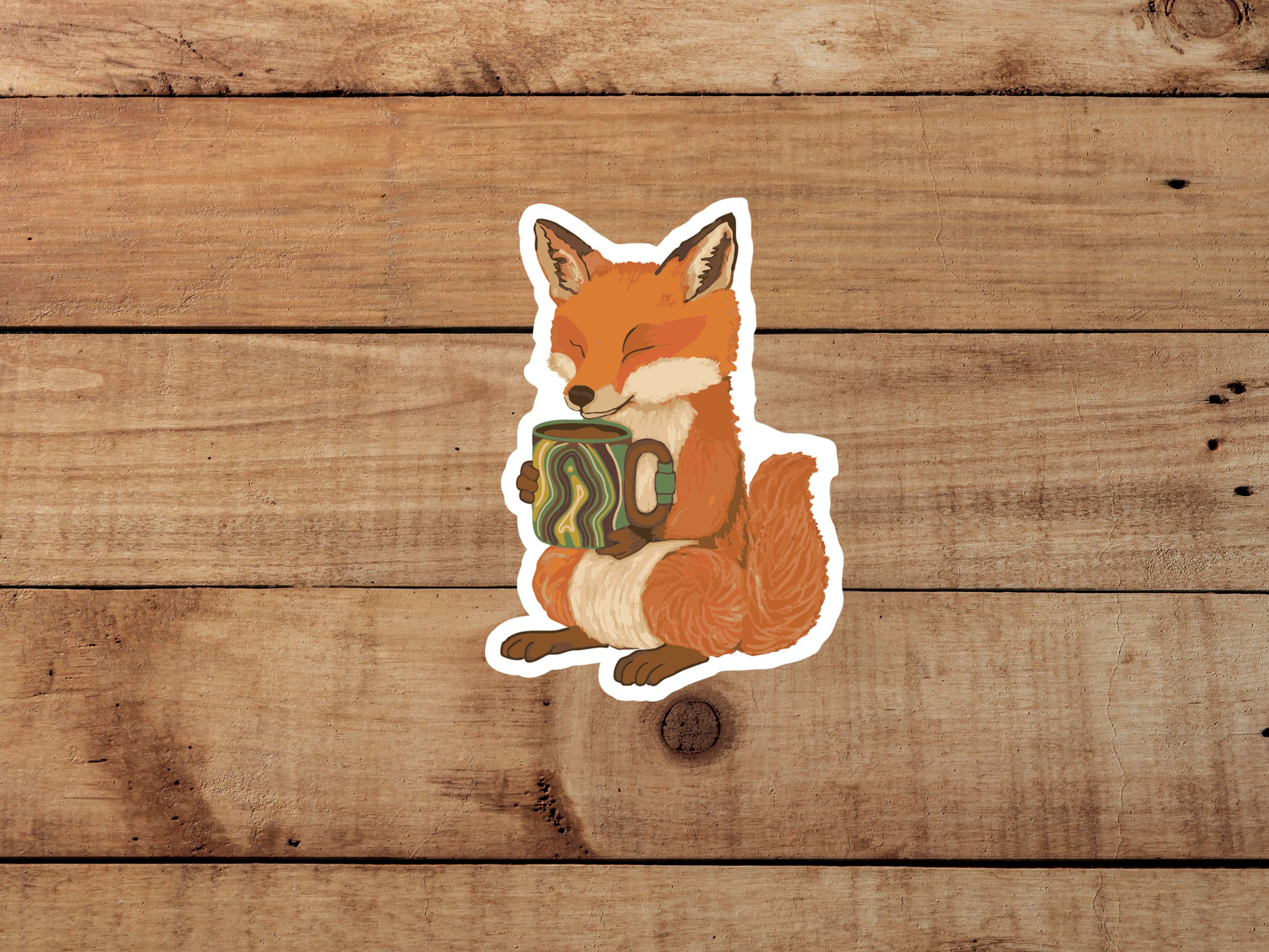 Rowan Rue the Fox Sticker