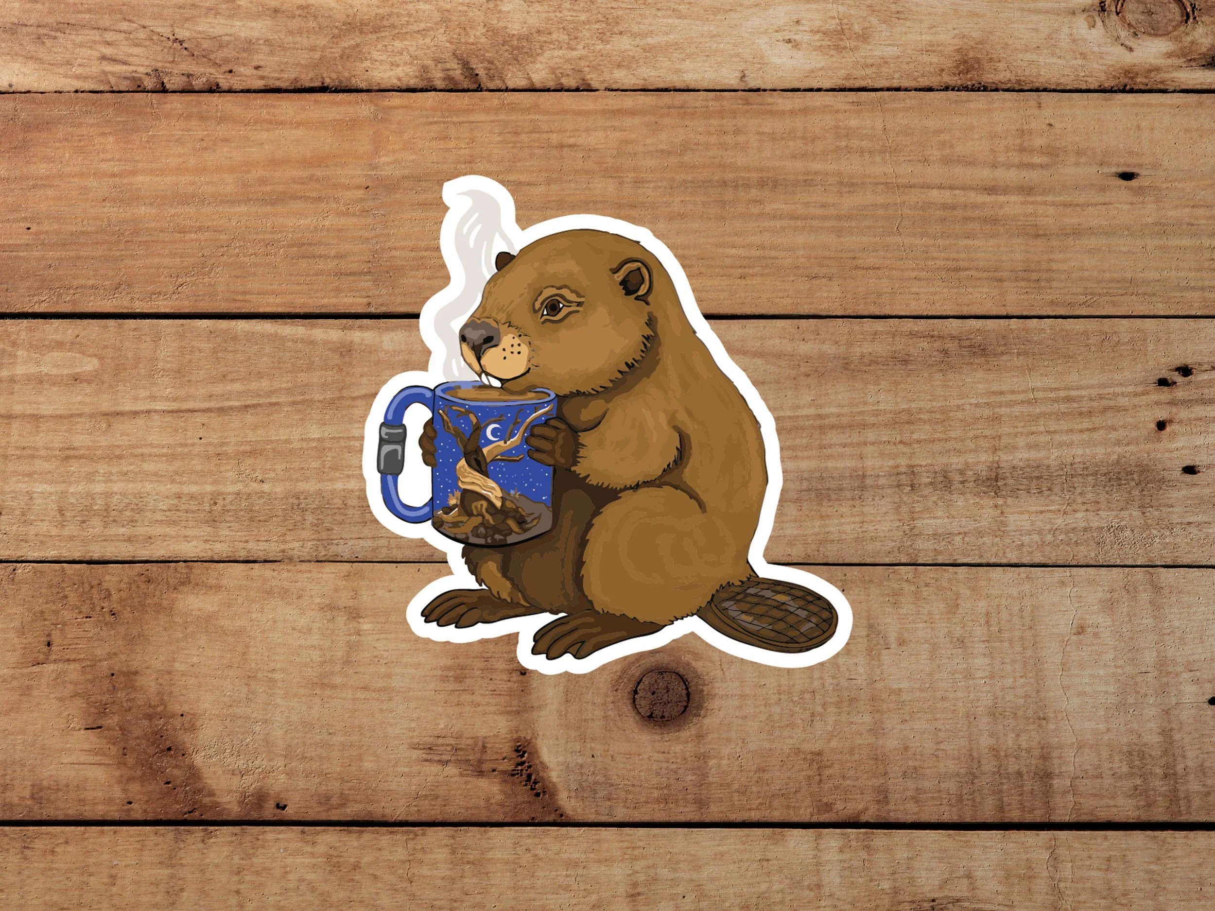 Willow Wade the Beaver Sticker