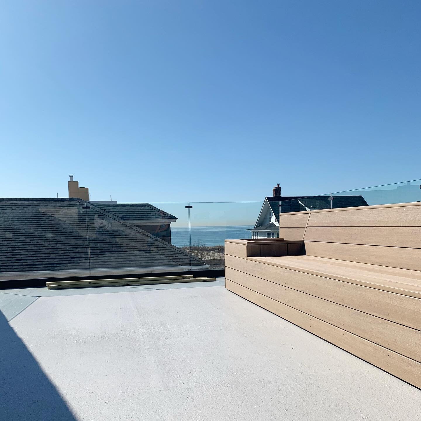 Roof access with a view. Custom built in seating so you always capture the best view.  Xoxo