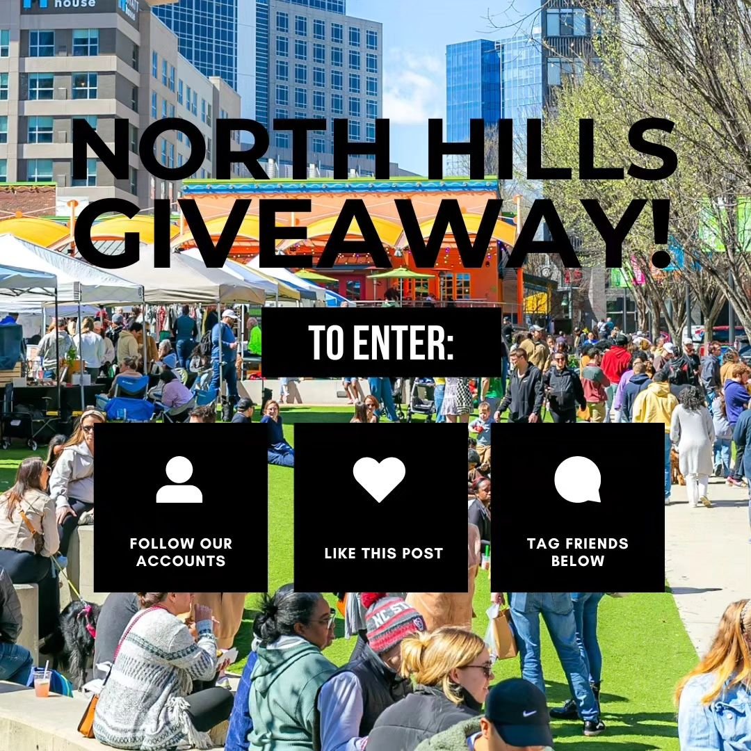 NORTH HILLS GIVEAWAY!! Over $250 in goodies!

We have partnered with @visitnorthhills for the ultimate North Hills giveaway! There will be two winners announced! 

Winner 1 ($334 value)
👉 $50 gift card to North Hills 
👉 $50 market credit for our 05