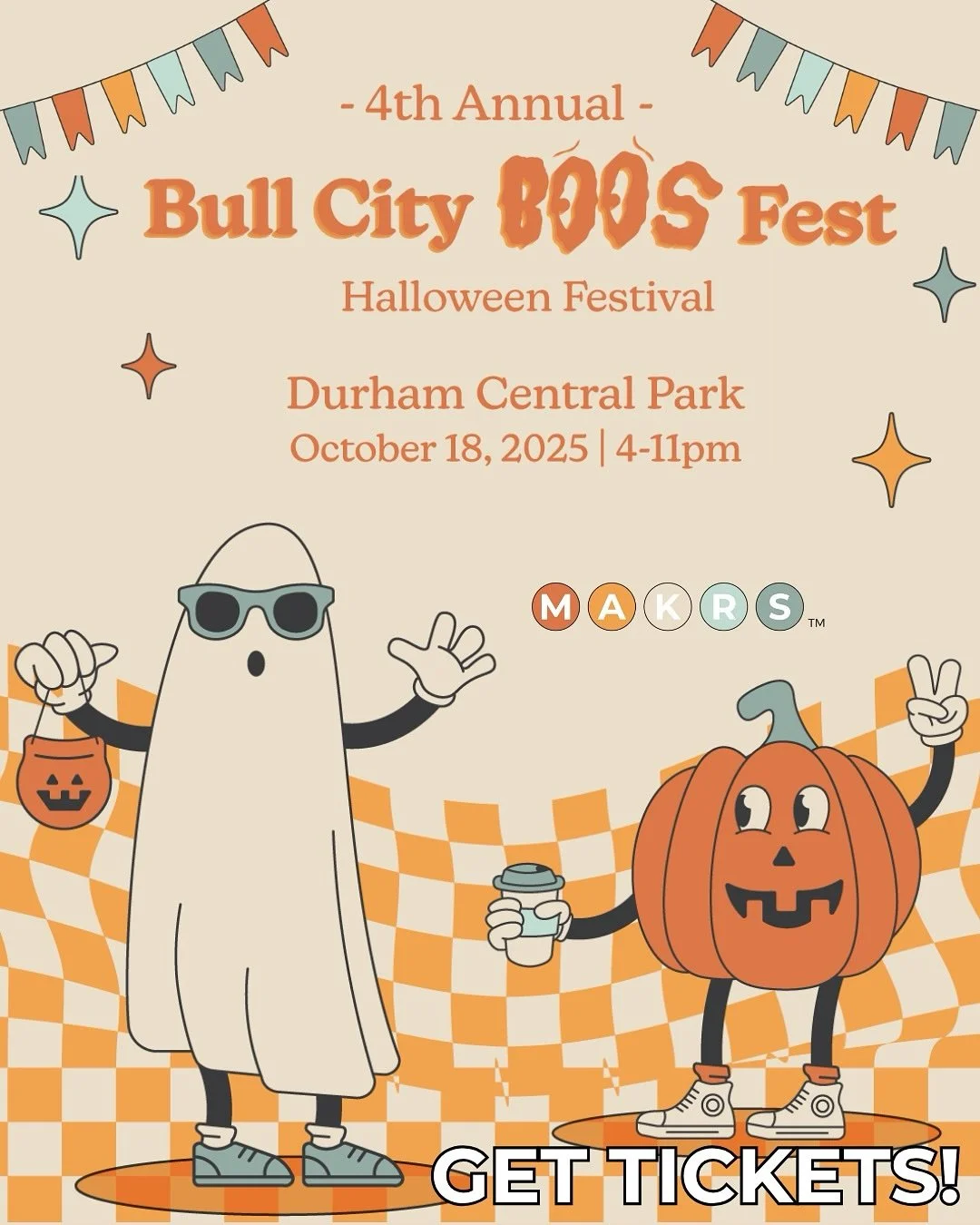 BOO 👻&nbsp;&nbsp;Did we get ya?

Lots of spookiness will be happening next Saturday, October 18th at Durham Central Park 🕷️ Don&rsquo;t miss out on all the halloween fun for our annual Bull City BOOs Fest! We will have local NC DJs, spooky performa